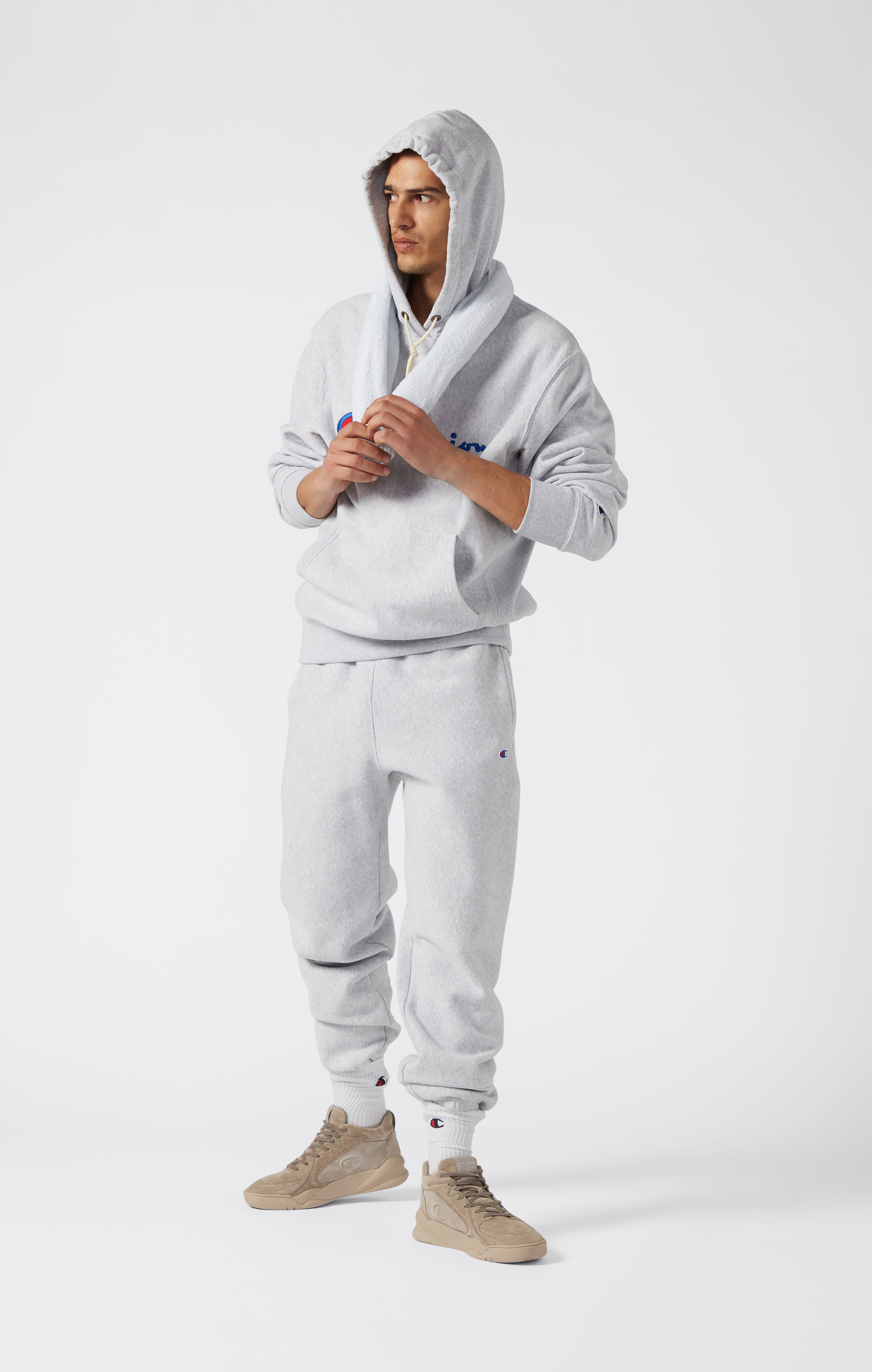 Herren-Hoodie aus leichtem Reverse Weave