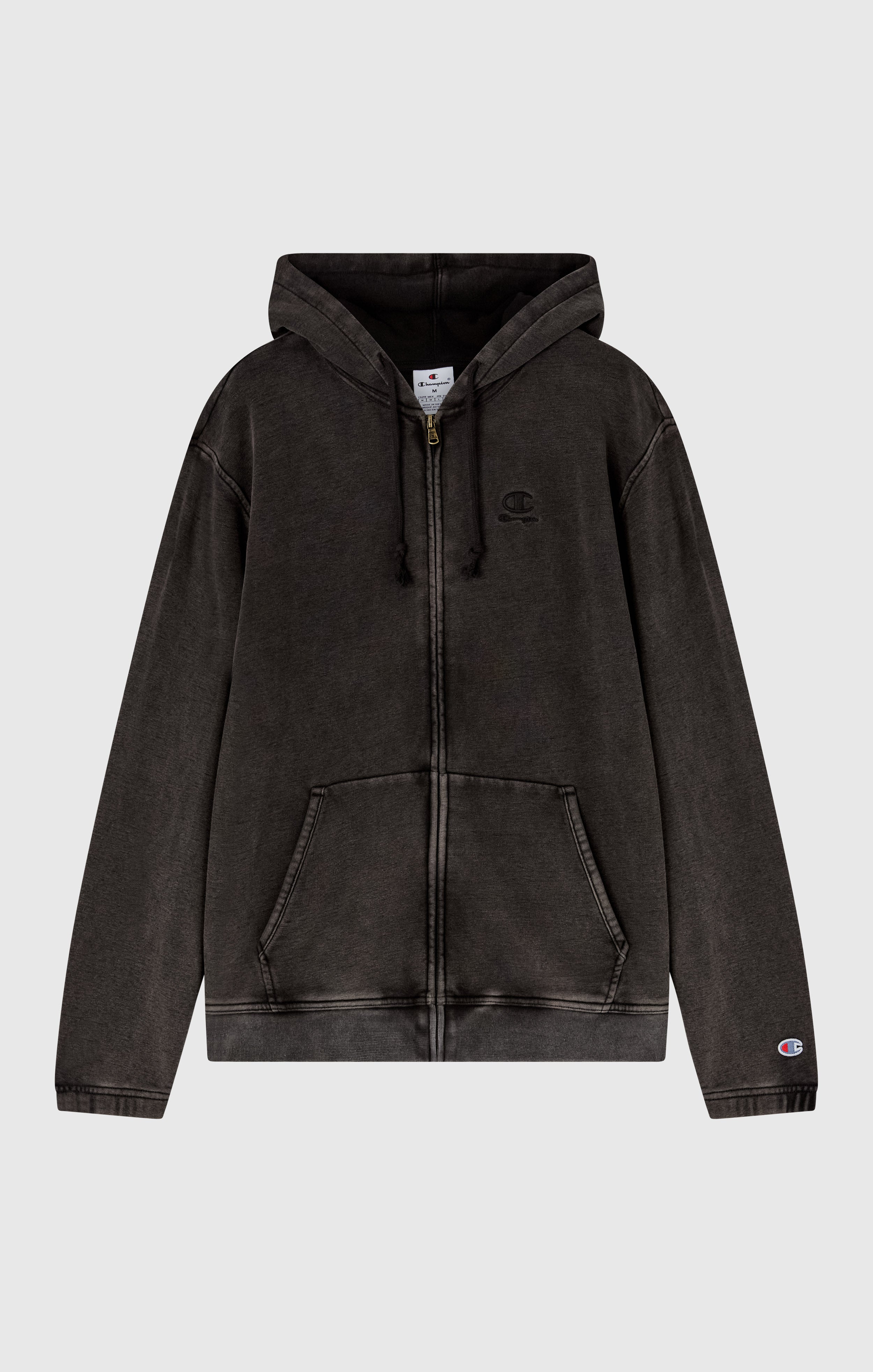 Felpa con Cappuccio da Uomo con Zip Intera