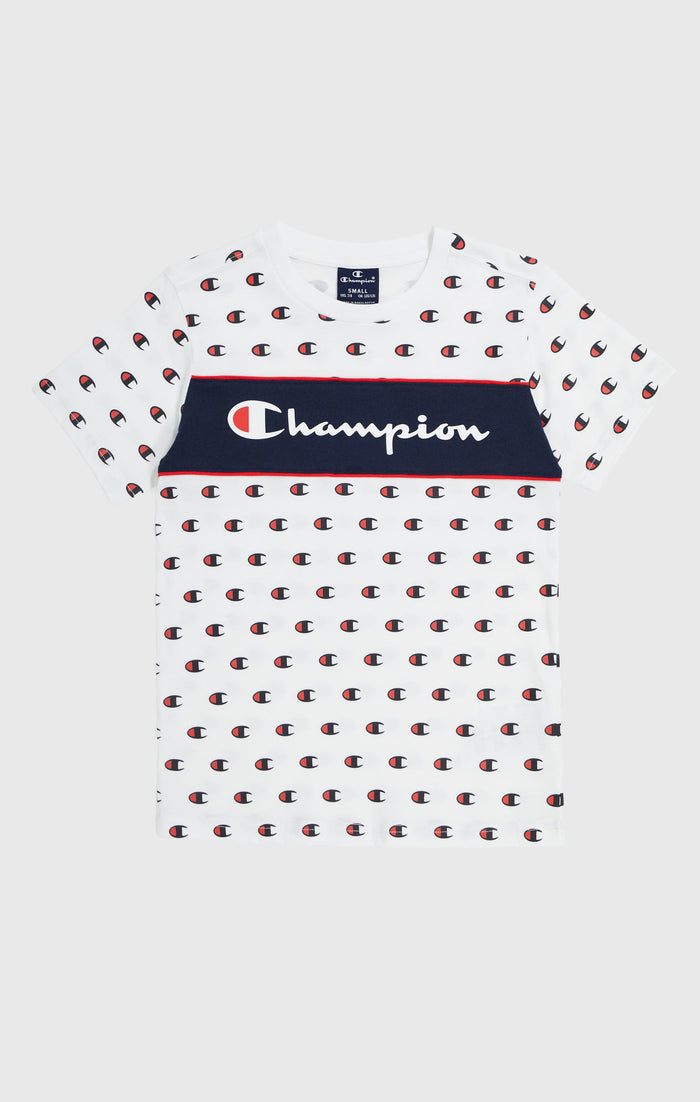 Baumwoll-T-Shirt für Jungen mit Allover-Print