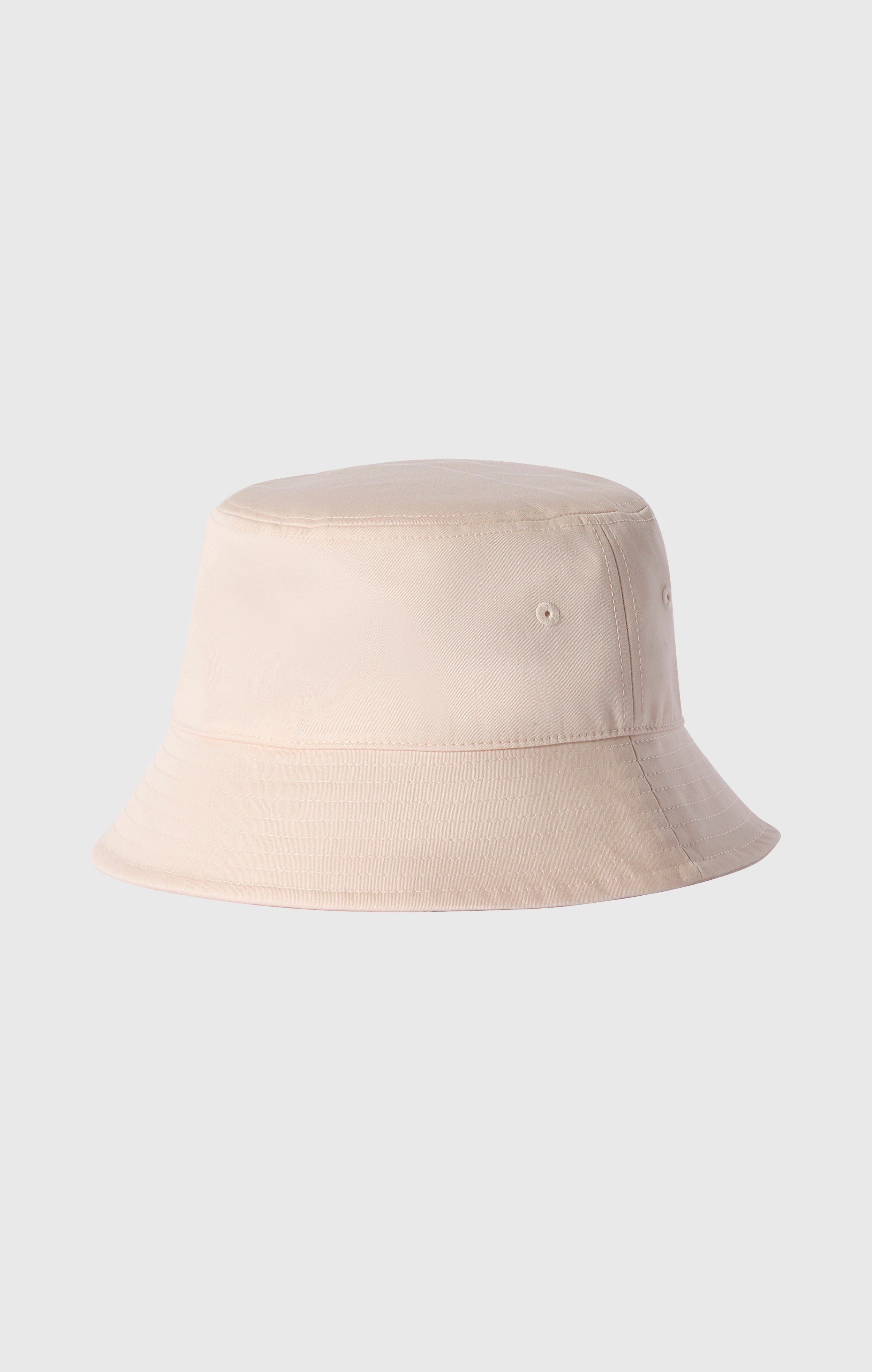 Embroidered Cotton Twill Bucket Hat White lifestyle caps