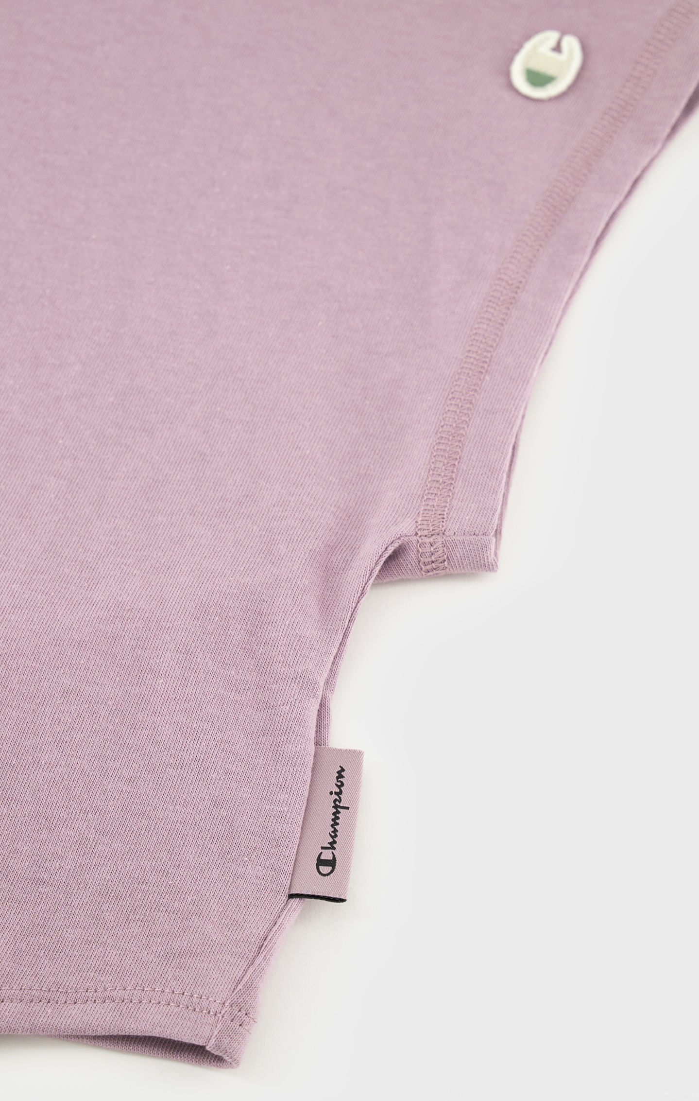 Öko-T-Shirt mit Bindesaum