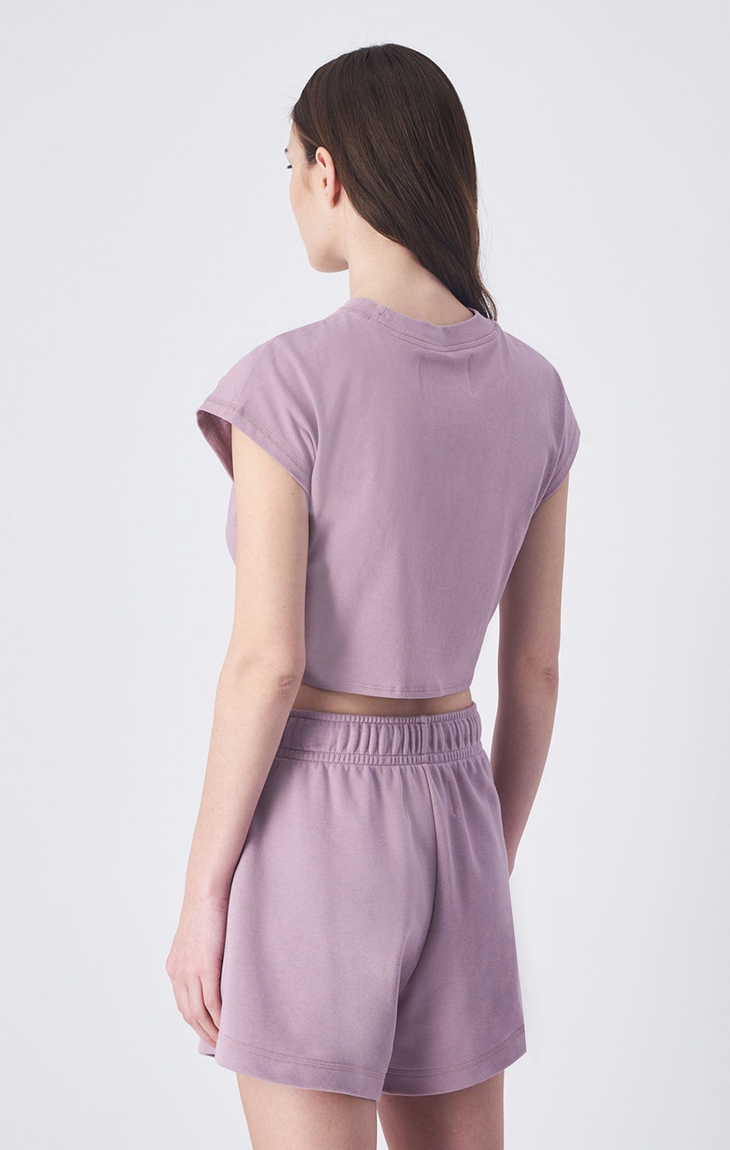 Öko-T-Shirt mit Bindesaum