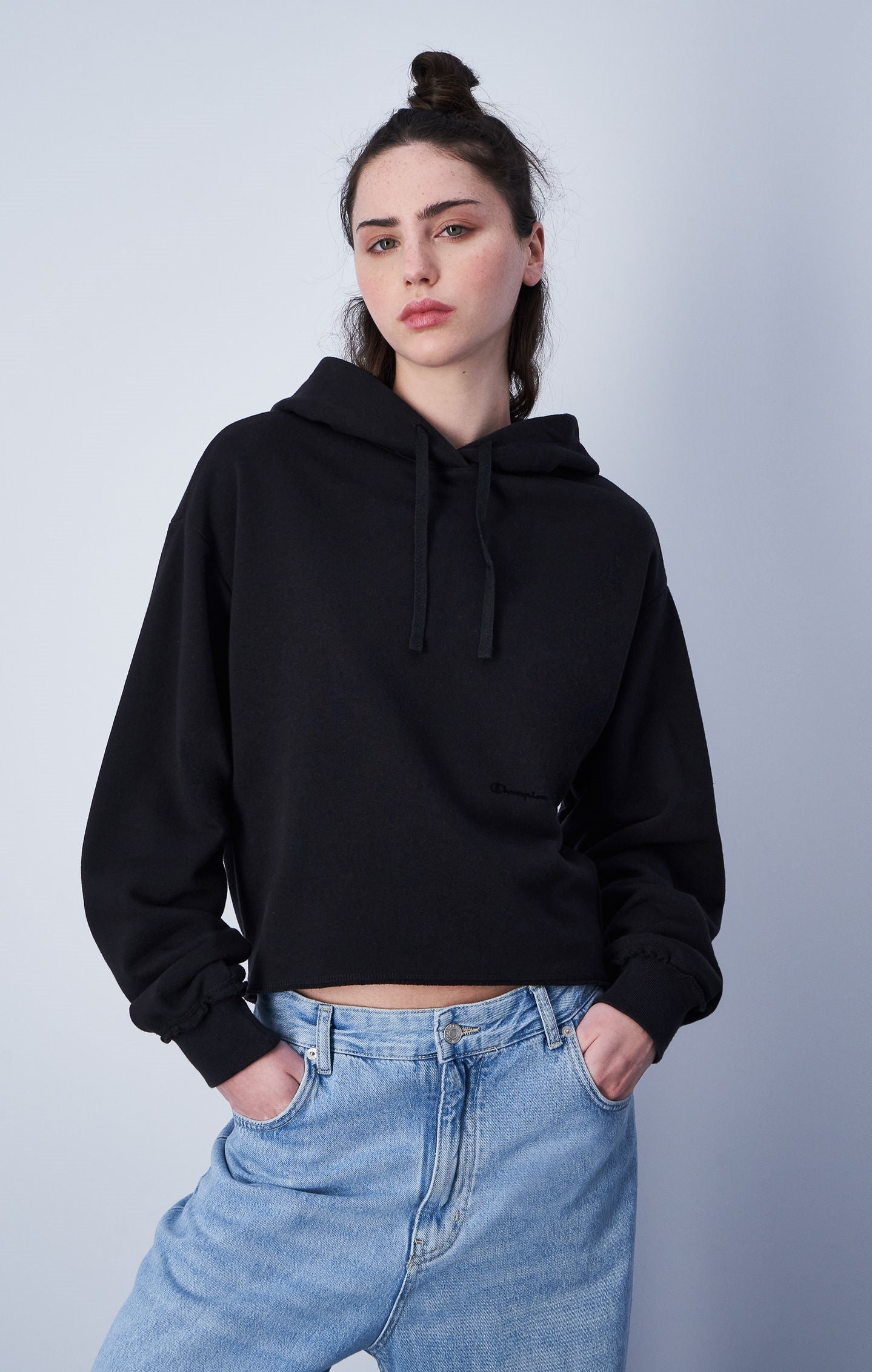 Felpa Con Cappuccio Boxy Essenziale