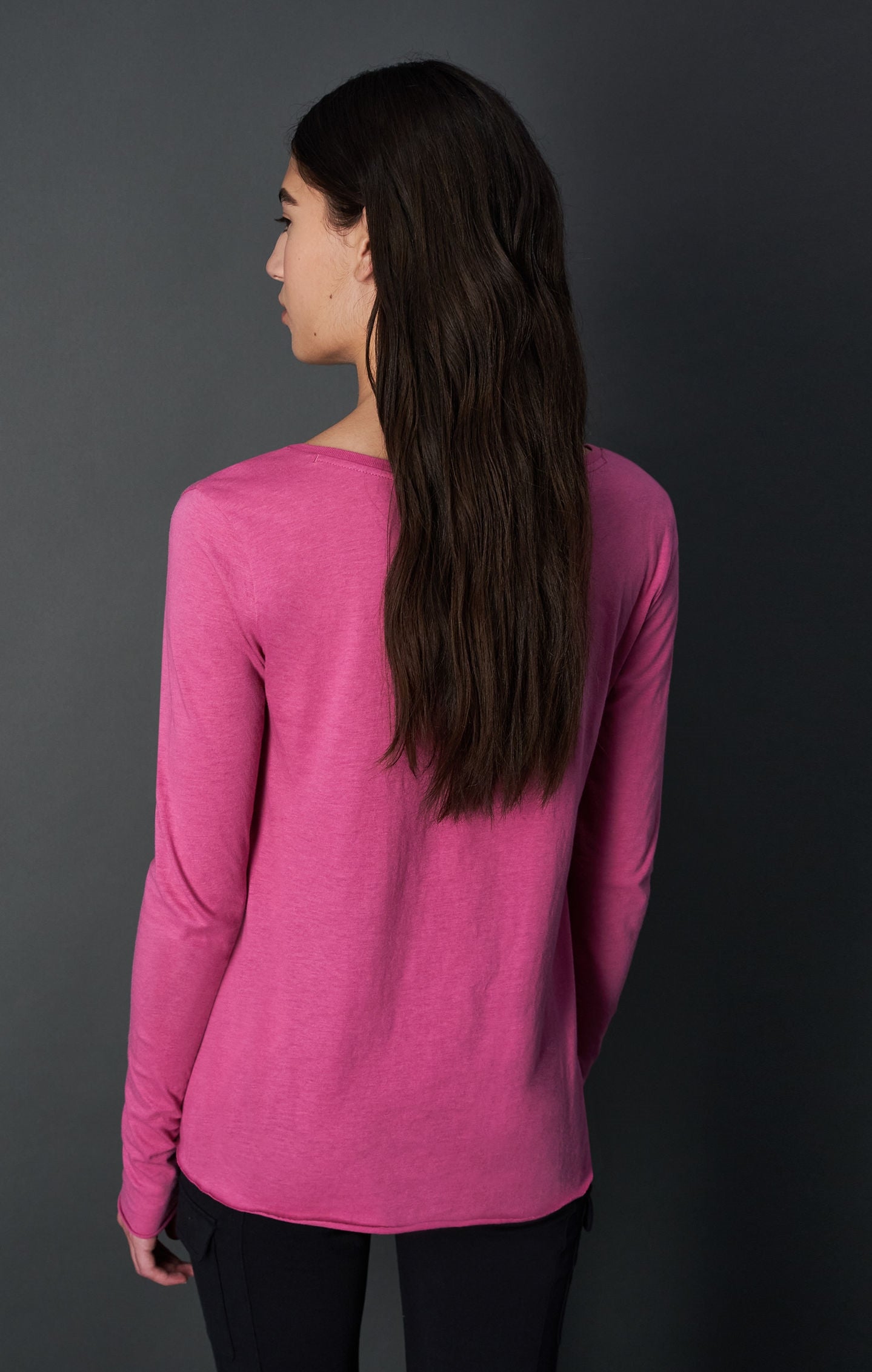 Flared Long-Sleeve T-Shirt