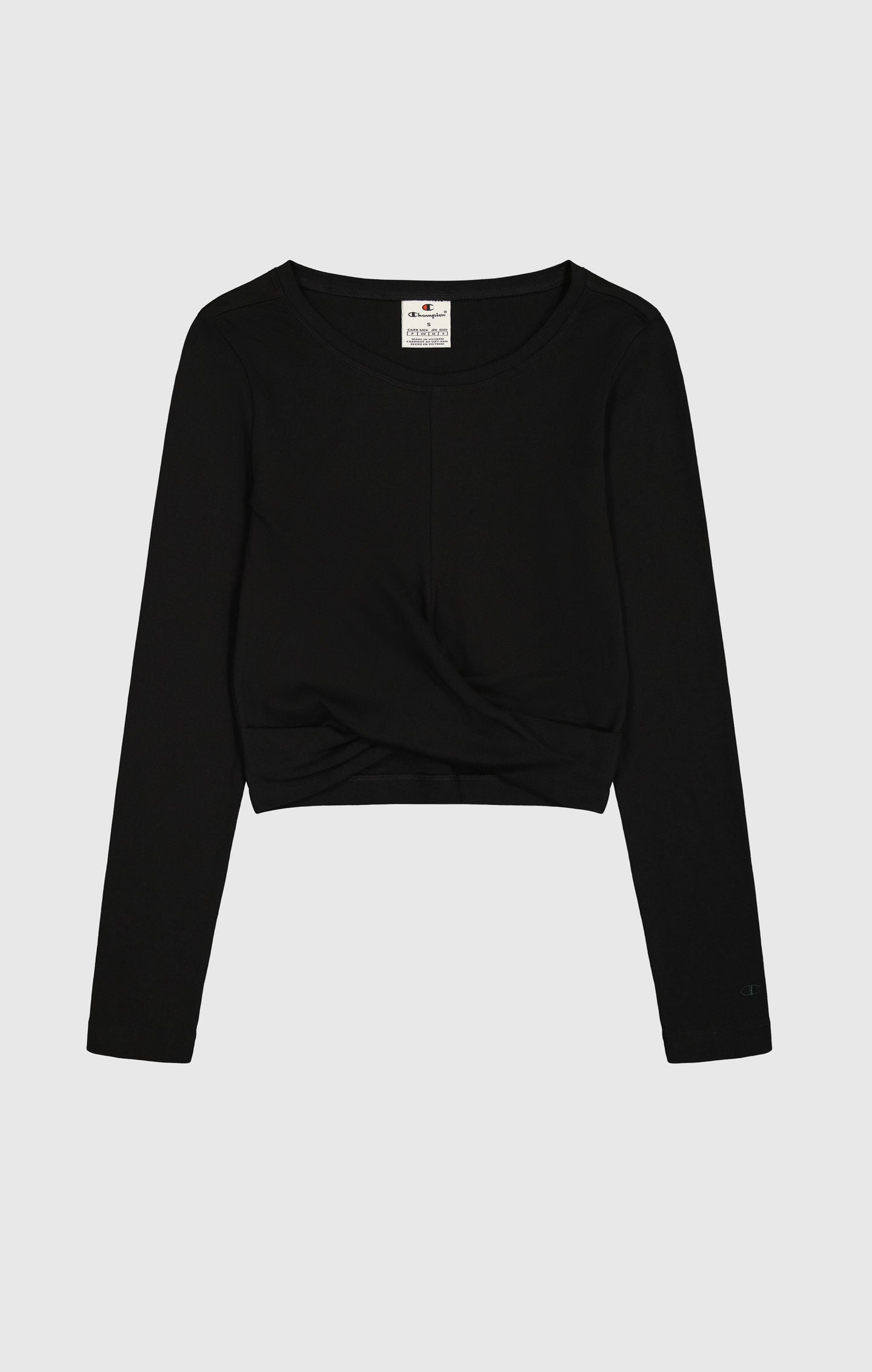 Long Sleeve Wrap Front Top