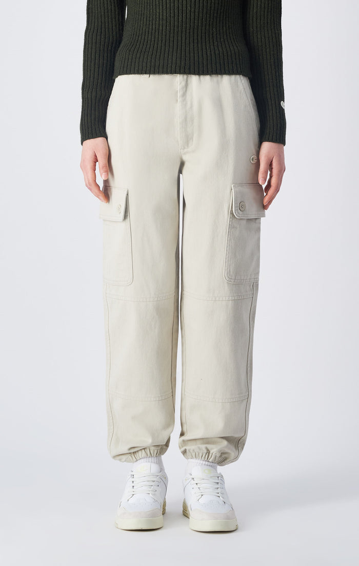 Pantaloni cargo in cotone biologico