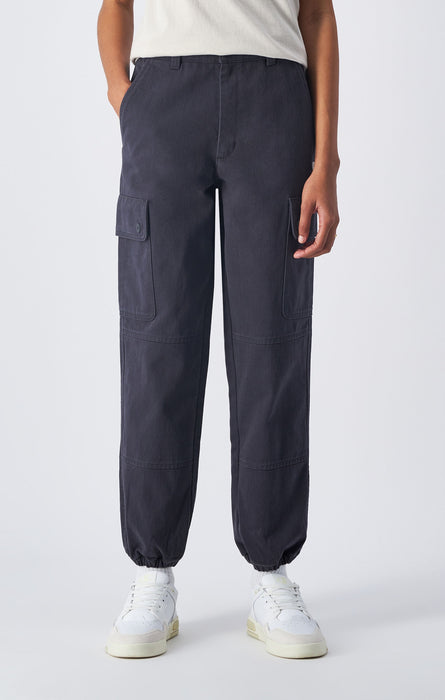 Pantaloni cargo in cotone biologico