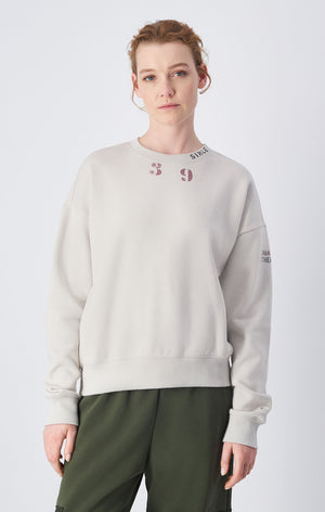 Felpa in materiale riciclato