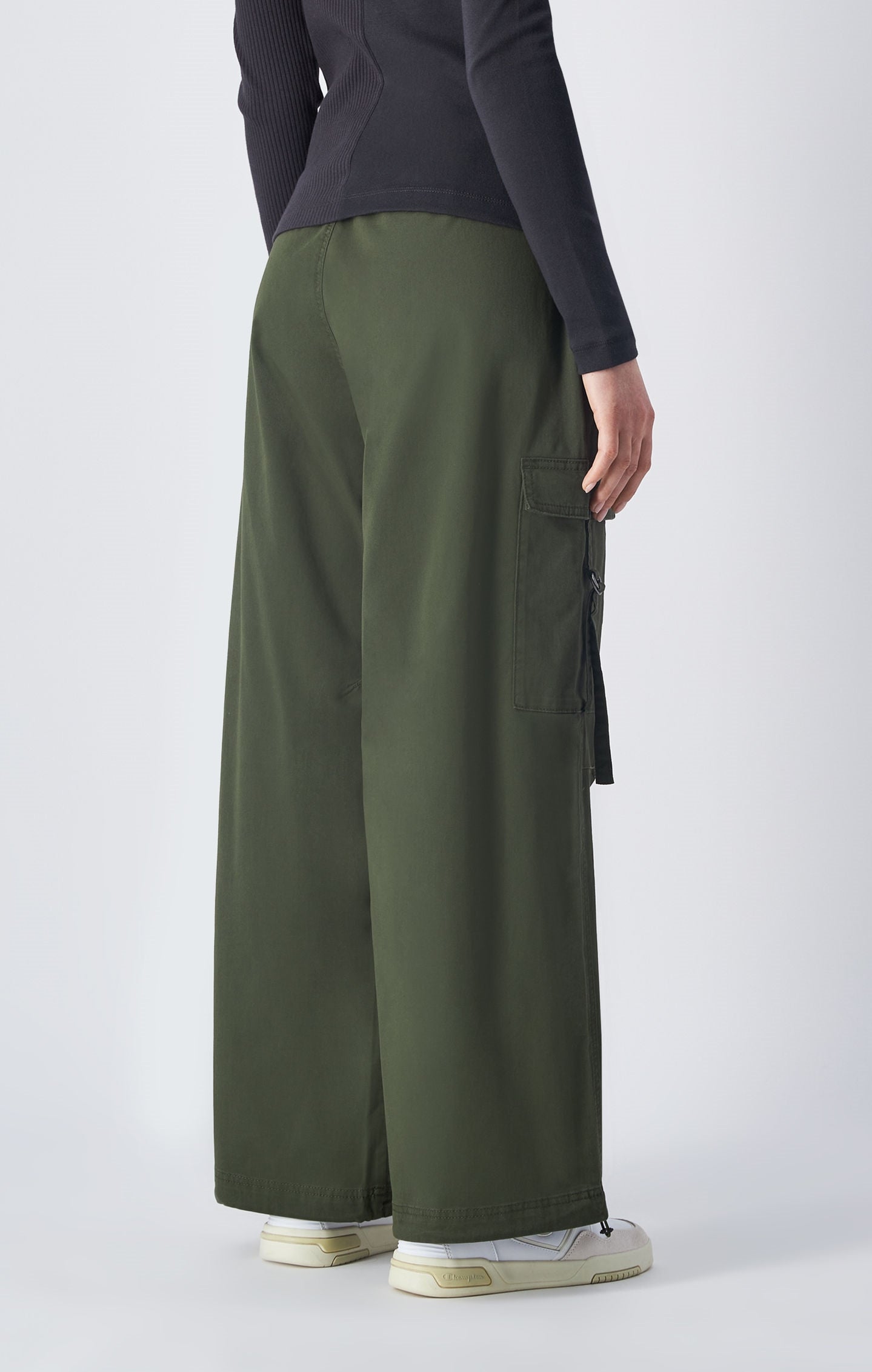 Pantalon parachute en coton biologique