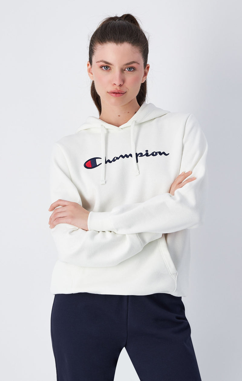 Felpa Slim Fit con cappuccio con logo grande
