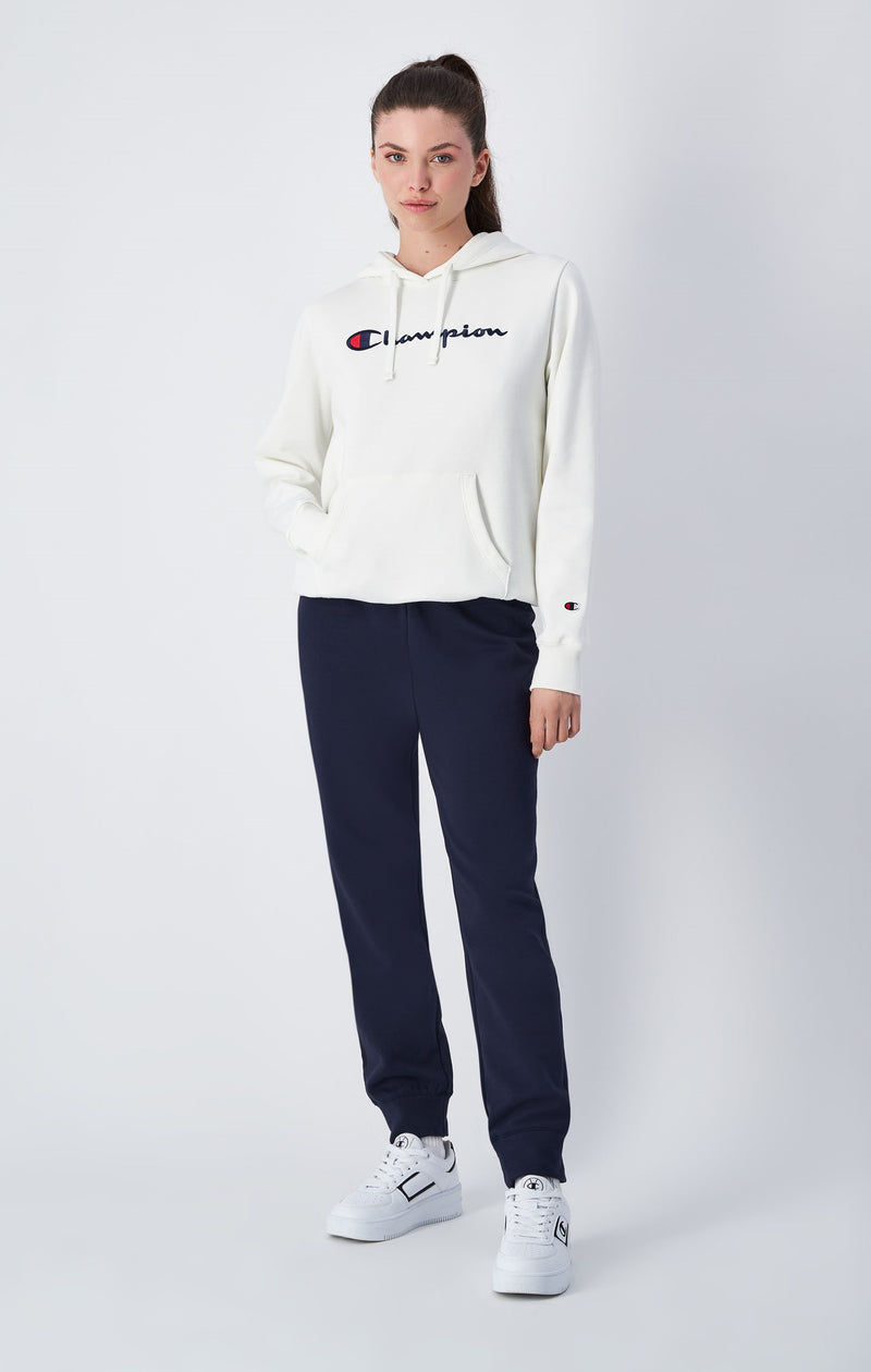 Felpa Slim Fit con cappuccio con logo grande