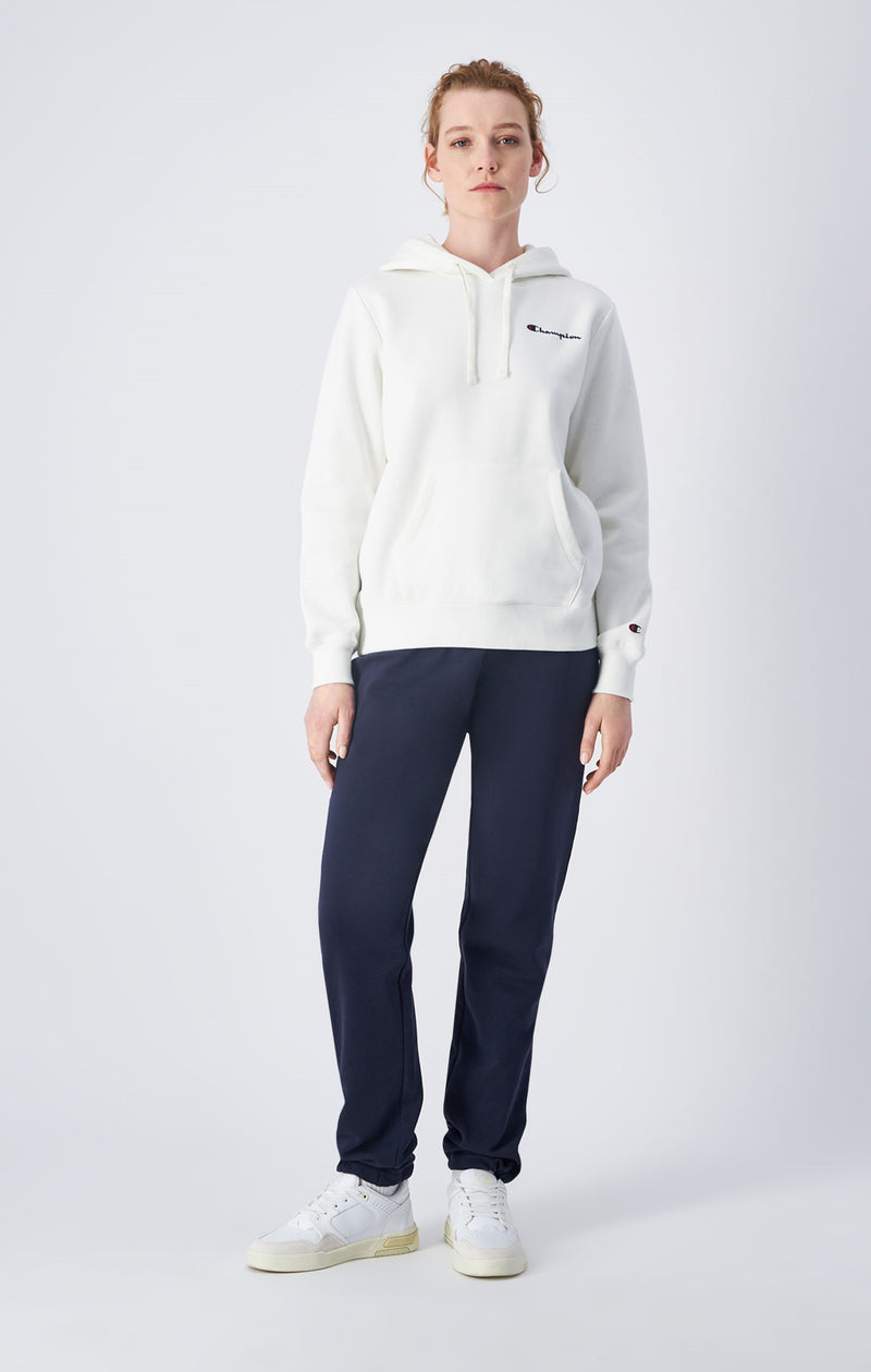 Felpa Slim Fit con cappuccio con logo piccolo