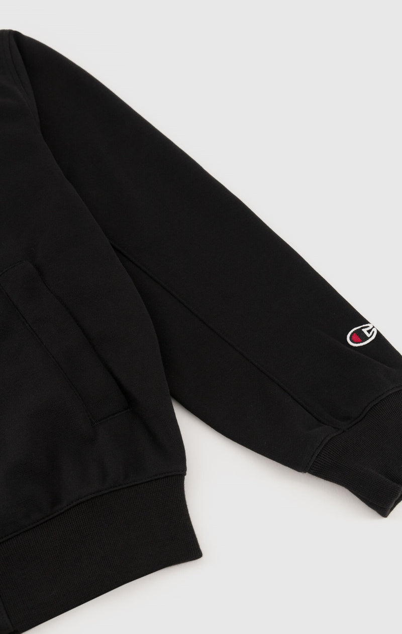 Pullover mit durchgehendem Reißverschluss aus Fleece-Stoff