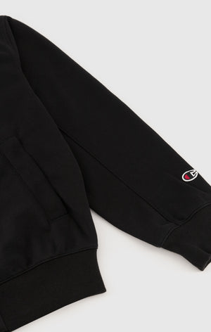 Pullover mit durchgehendem Reißverschluss aus Fleece-Stoff