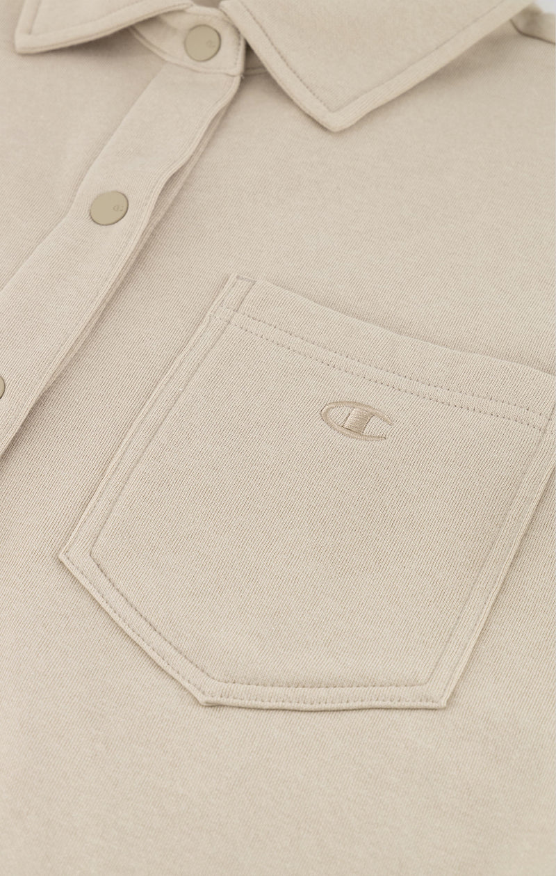 Chemise avec logo ton sur ton