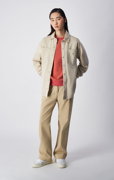 Chemise avec logo ton sur ton