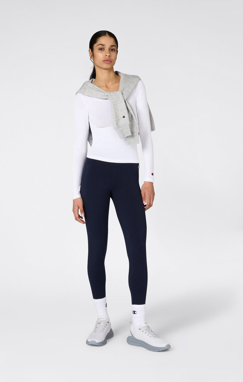 Leggings in lycra di cotone lunghezza 7/8