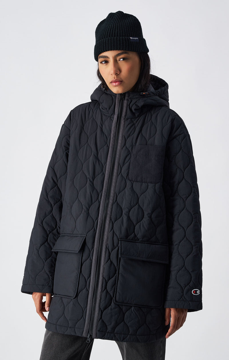 Giacca parka trapuntata