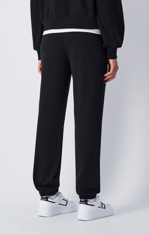 Pantalón de chándal de felpa con puños elásticos