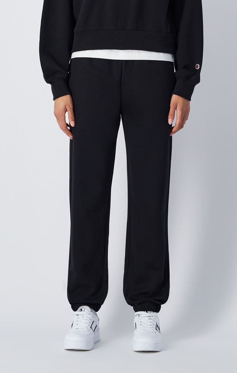 Pantalón de chándal de felpa con puños elásticos