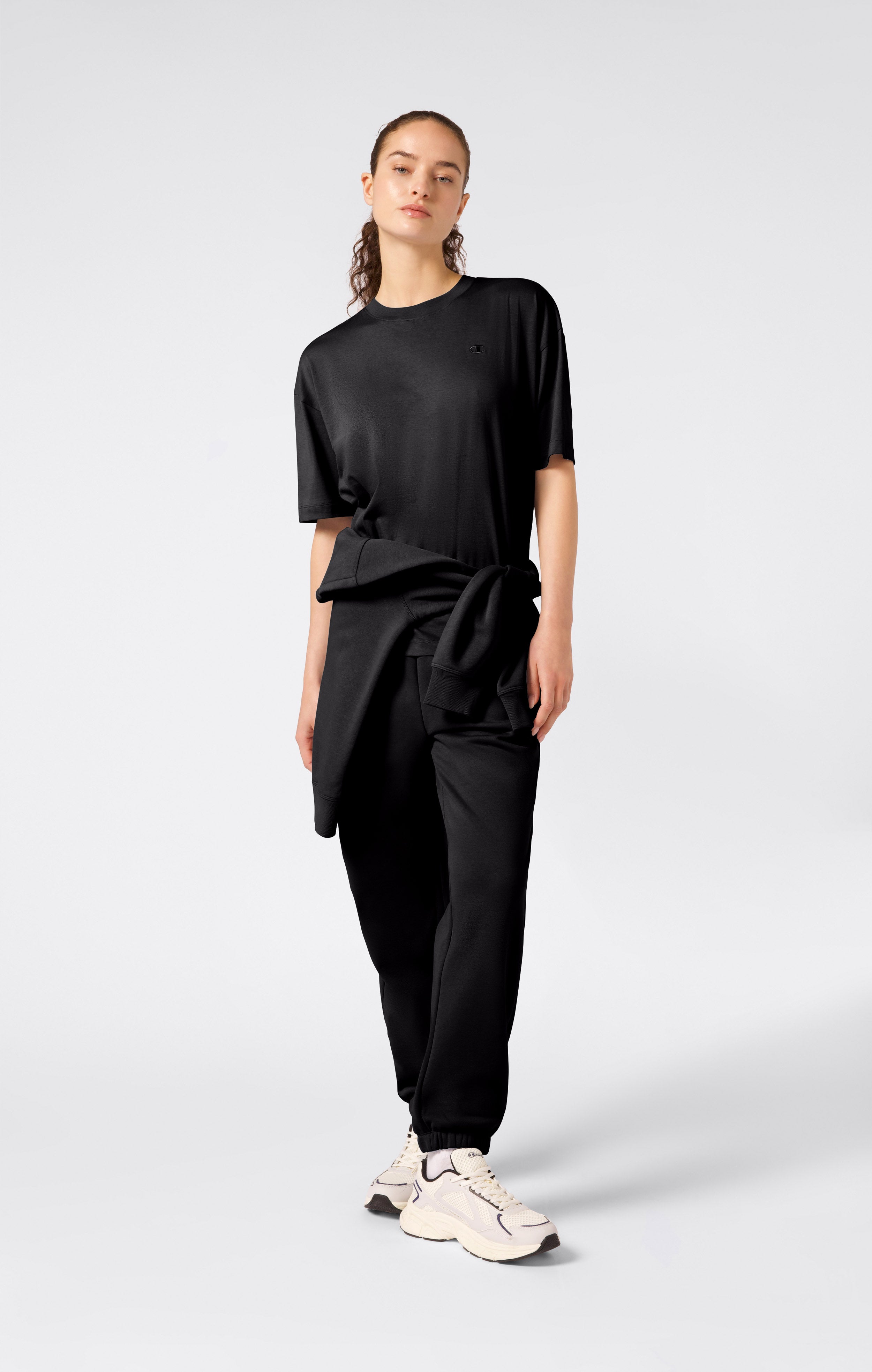 Women’s Elastic Cuff Fleece Joggers Icons