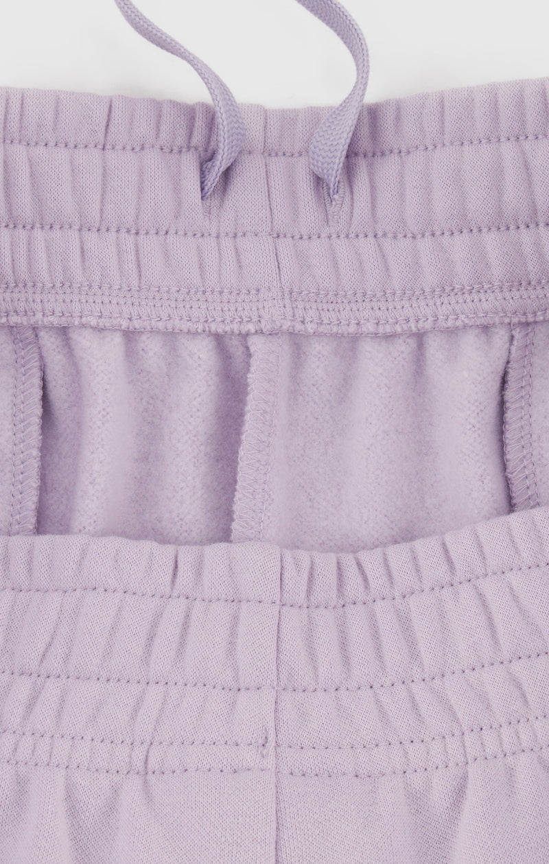Pantalón de chándal de felpa con puños elásticos