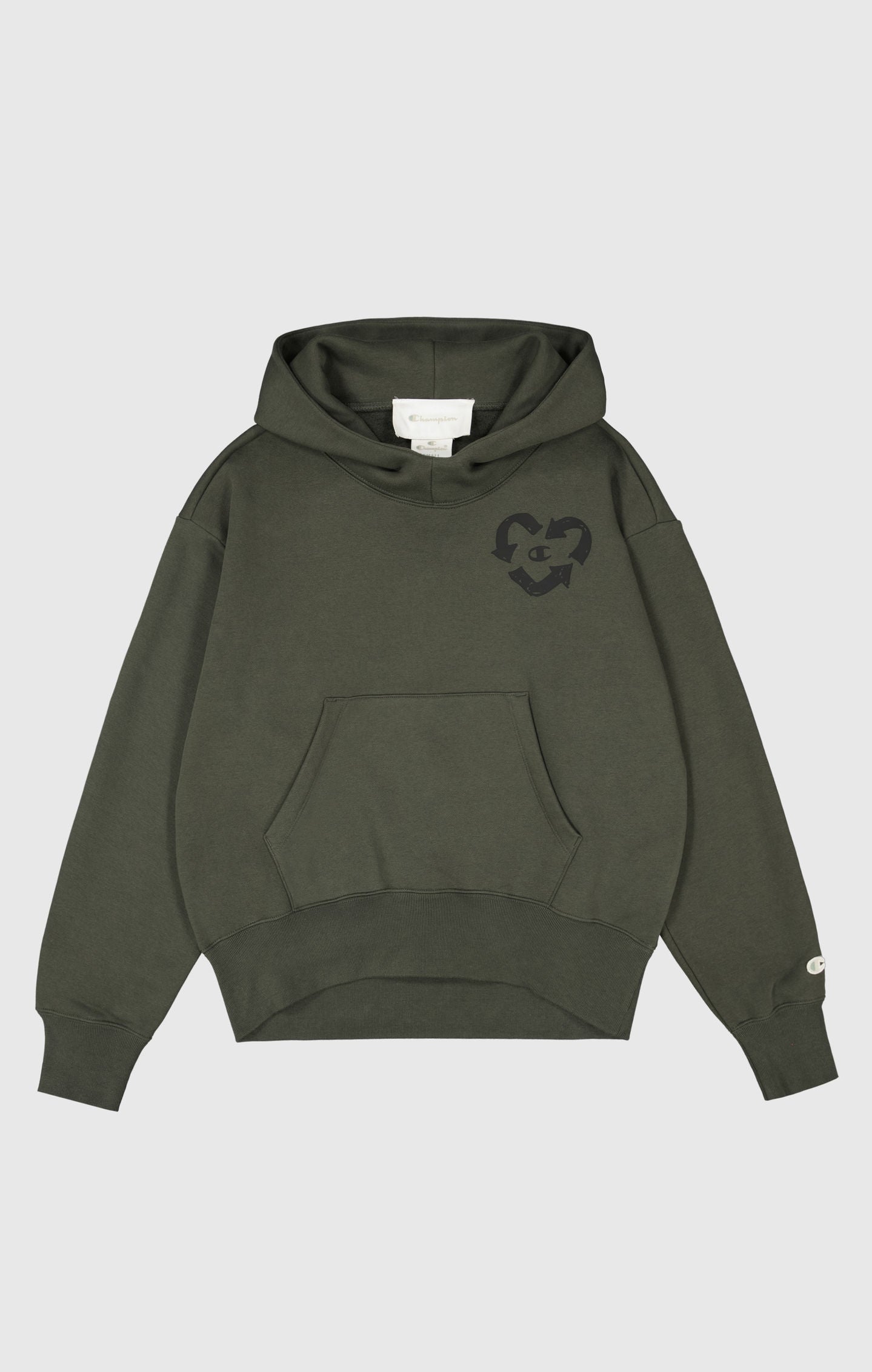 Hoodie aus Fleece aus Kreislaufwirtschaft