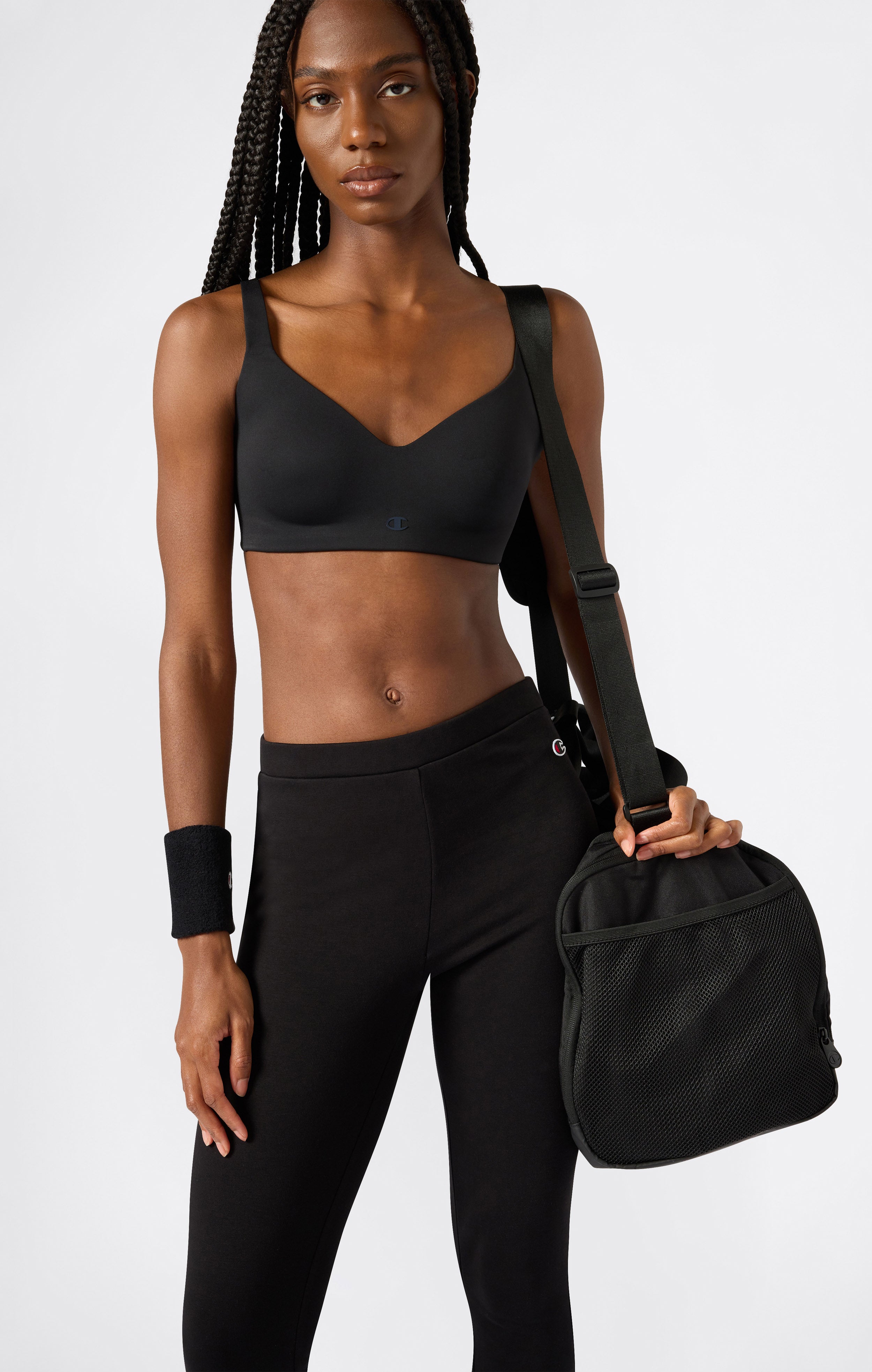 Brassière de Sport Femme en Nylon Stretch