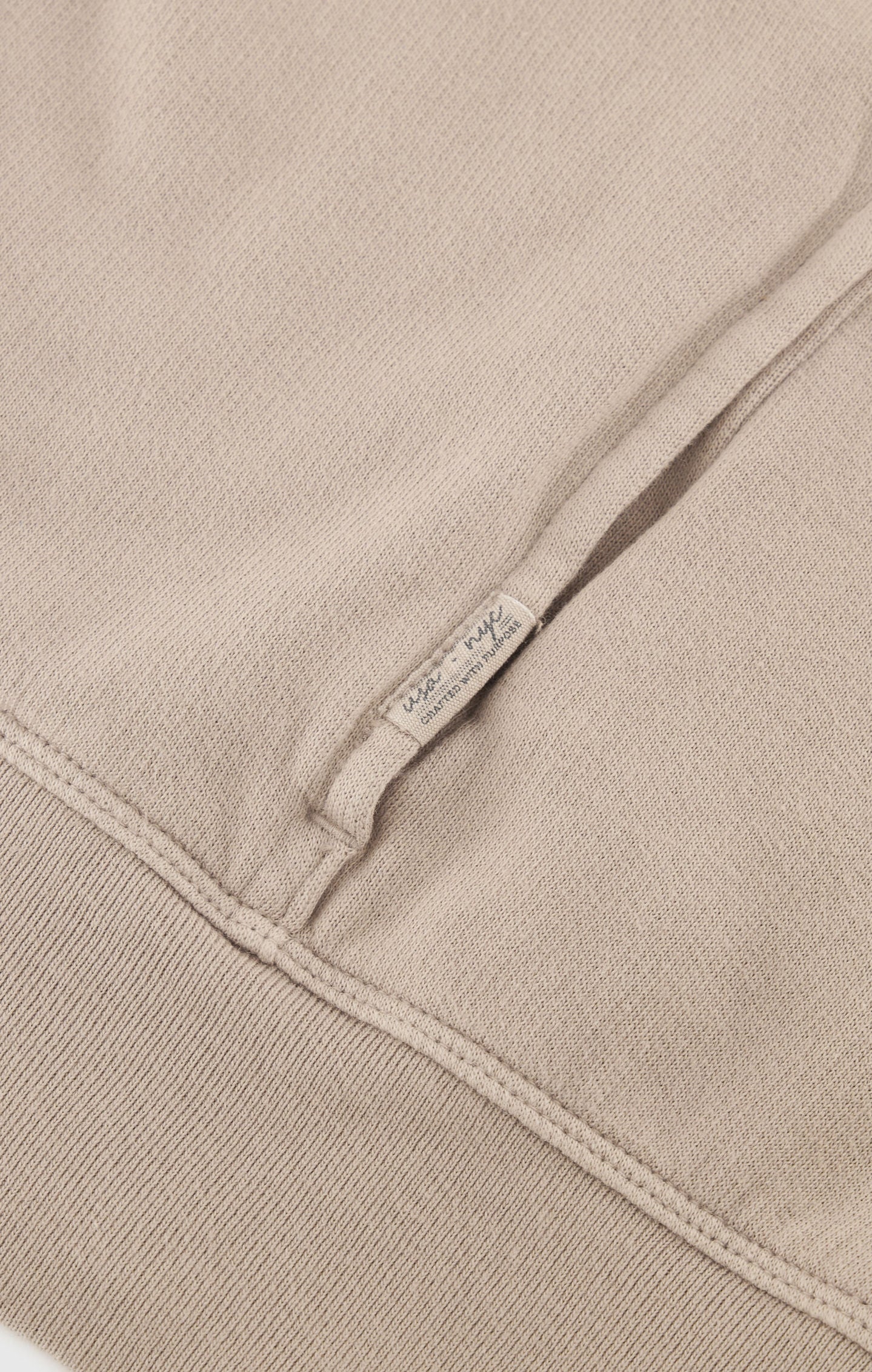 Vintage Wash Cropped Full-Zip Hoodie