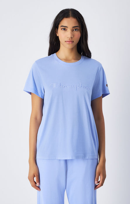 T-shirt en jersey avec grand logo ton sur ton