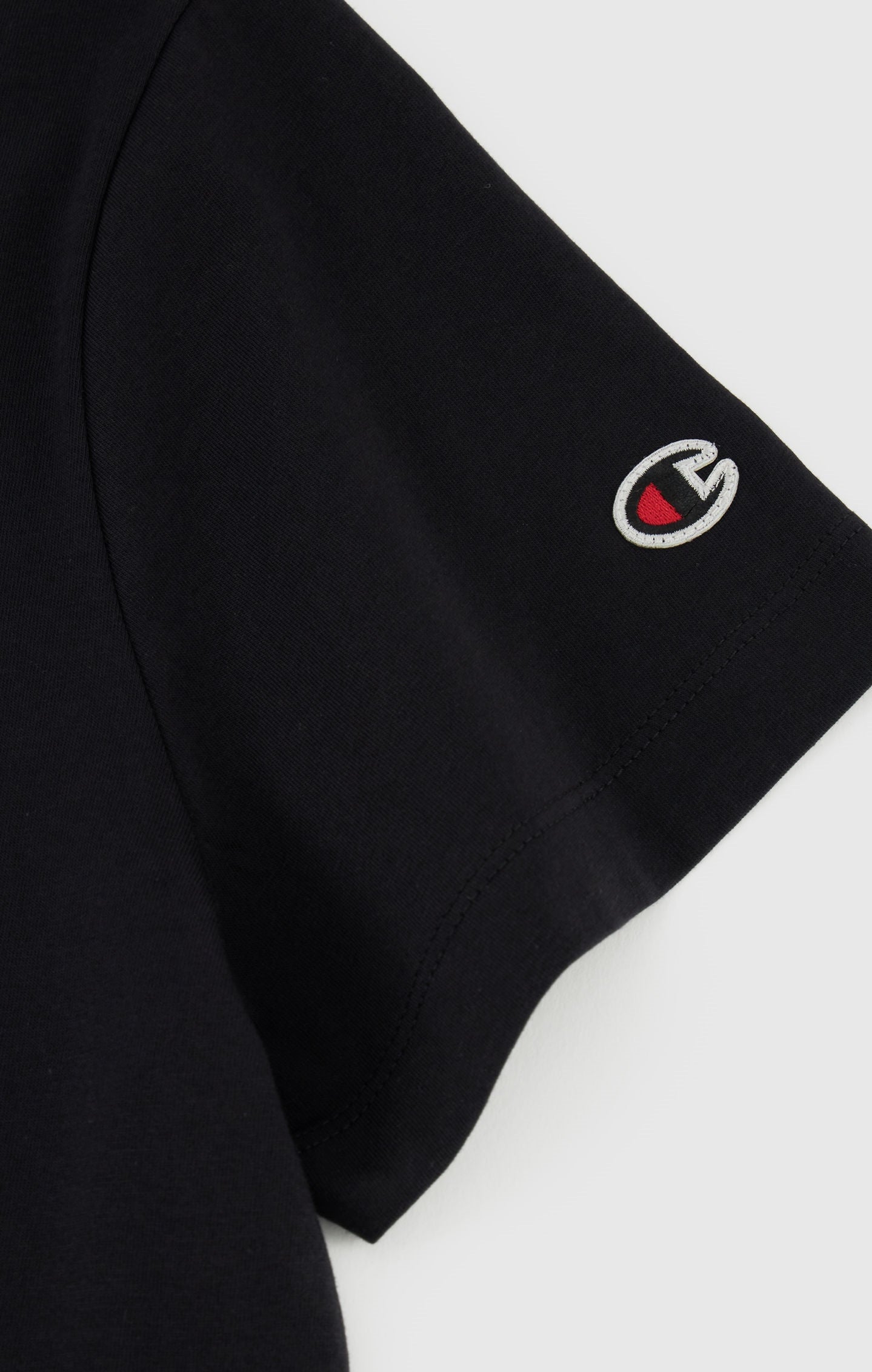 T-Shirt aus Jersey mit großem Ton-in-Ton Logo