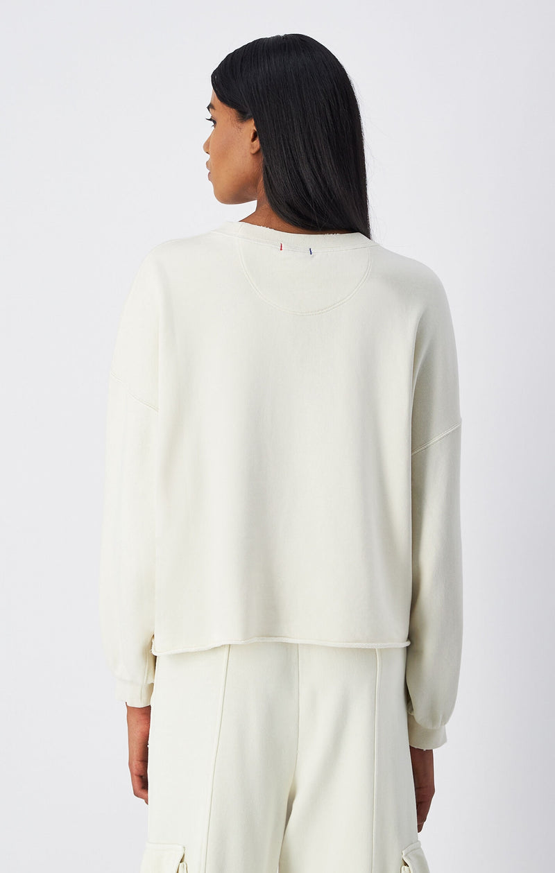 Sweatshirt Time Capsule für Damen mit Rundhalsausschnitt mit Washed-Effekt