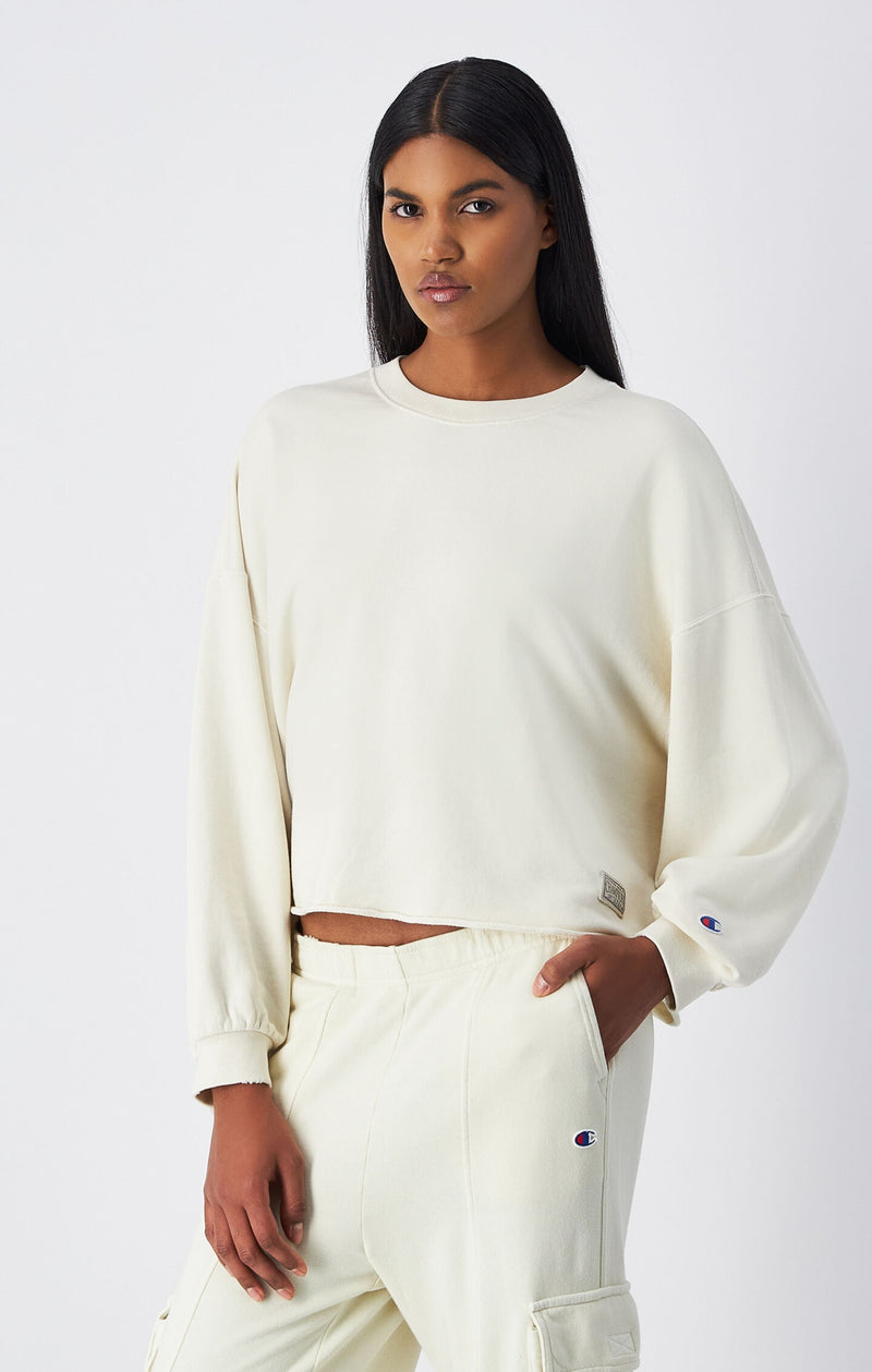 Sweatshirt Time Capsule für Damen mit Rundhalsausschnitt mit Washed-Effekt