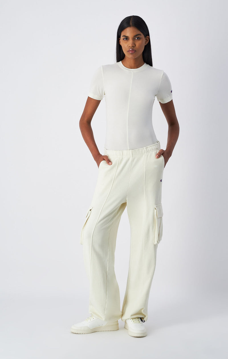 Hose Time Capsule für Damen mit weitem Bein mit Washed-Effekt