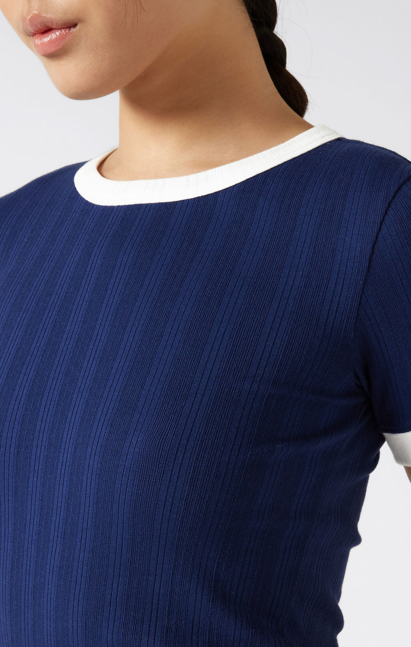 Vom Tennis inspiriertes T-Shirt für Damen