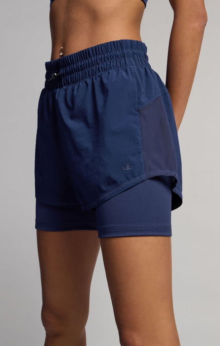 Short d’entraînement 2-en-1 - Femmes