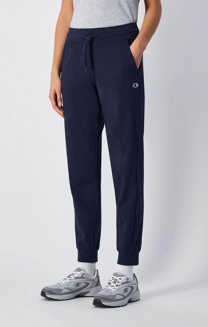 Pantaloni Donna Slim Fit con Polsino a costine Icons