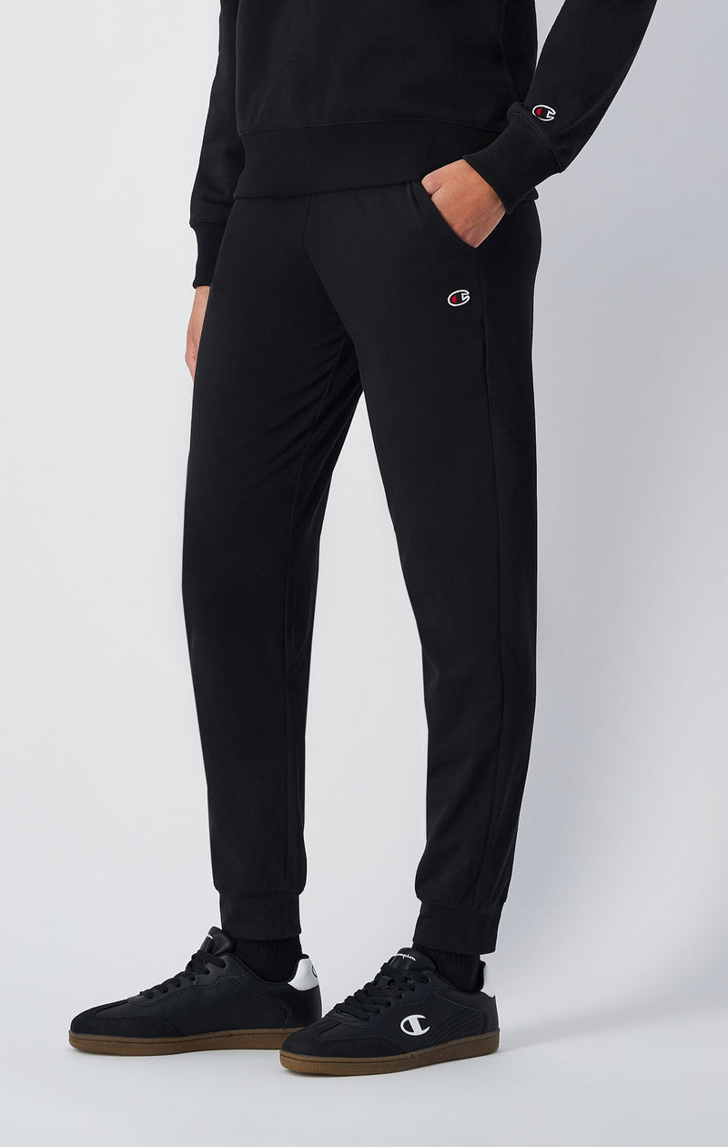 Pantalones Mujer Slim Fit con Puños Acanalados Icons Negro