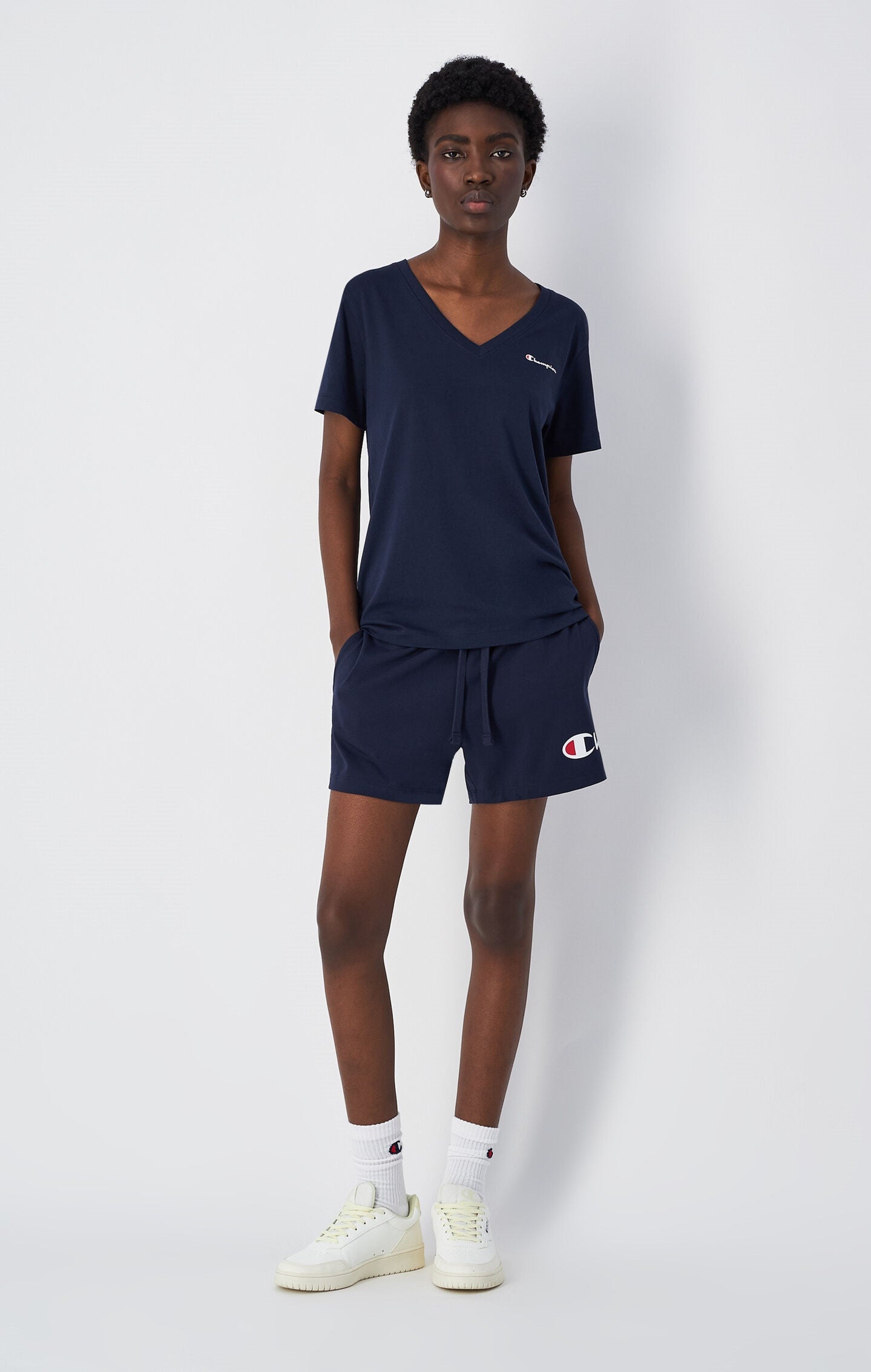 Shorts Donna con logo grande