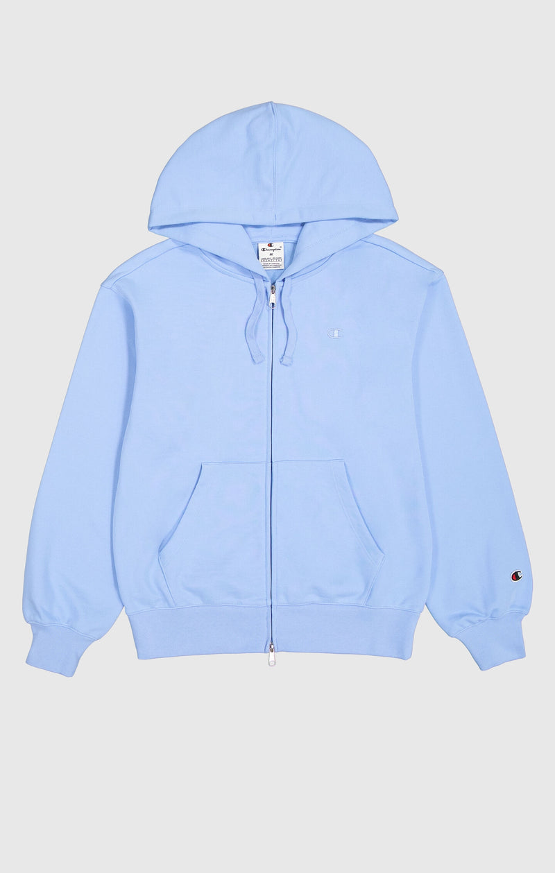 Sweat à Capuche Léger Zippé avec Logo C Ton sur Ton Femme
