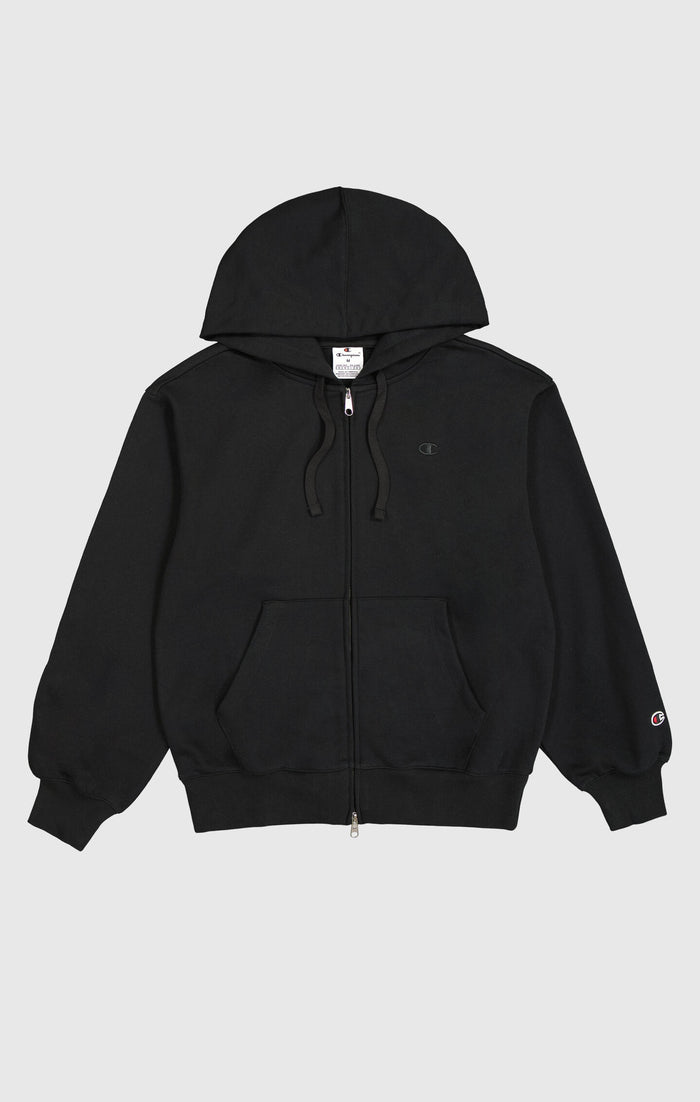 Women's Lightweight Full-Zip Hoodie with Tone-on-Tone C Logo
