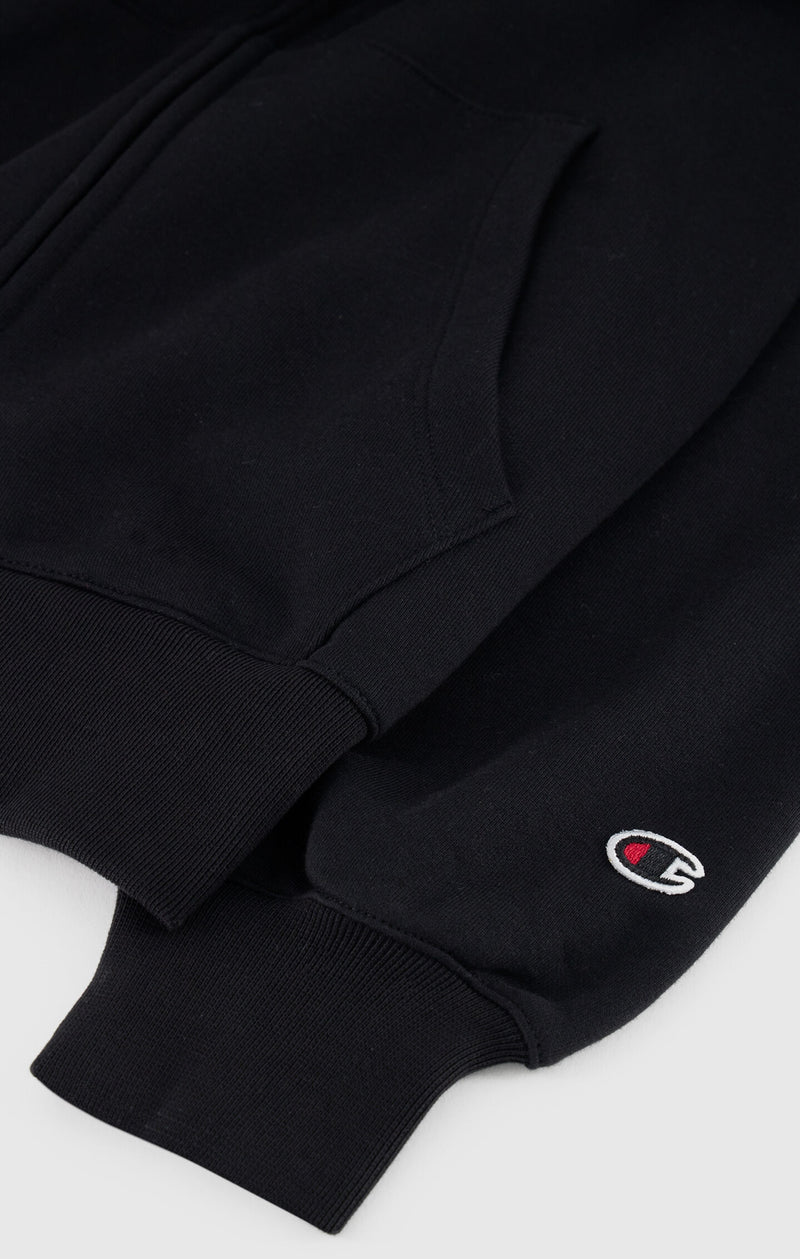 Women's Lightweight Full-Zip Hoodie with Tone-on-Tone C Logo