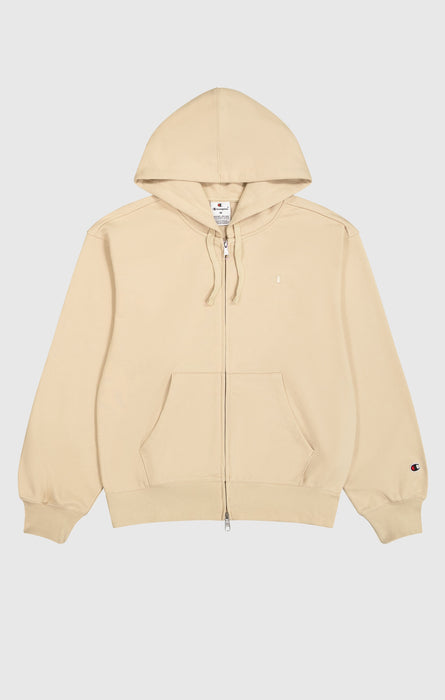 Women's Lightweight Full-Zip Hoodie with Tone-on-Tone C Logo