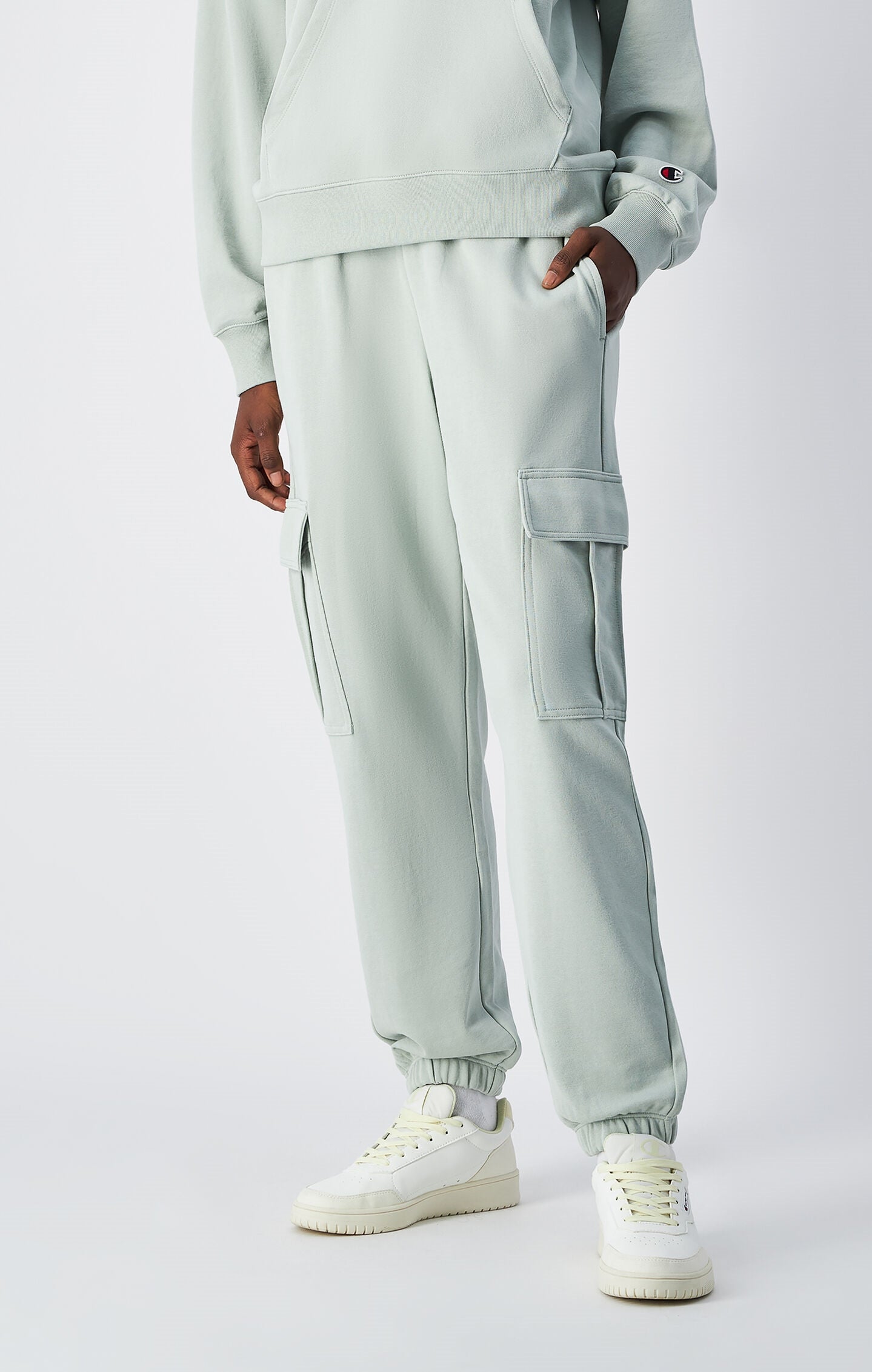 Pantalon Cargo Léger avec Chevilles Élastiquées Femme