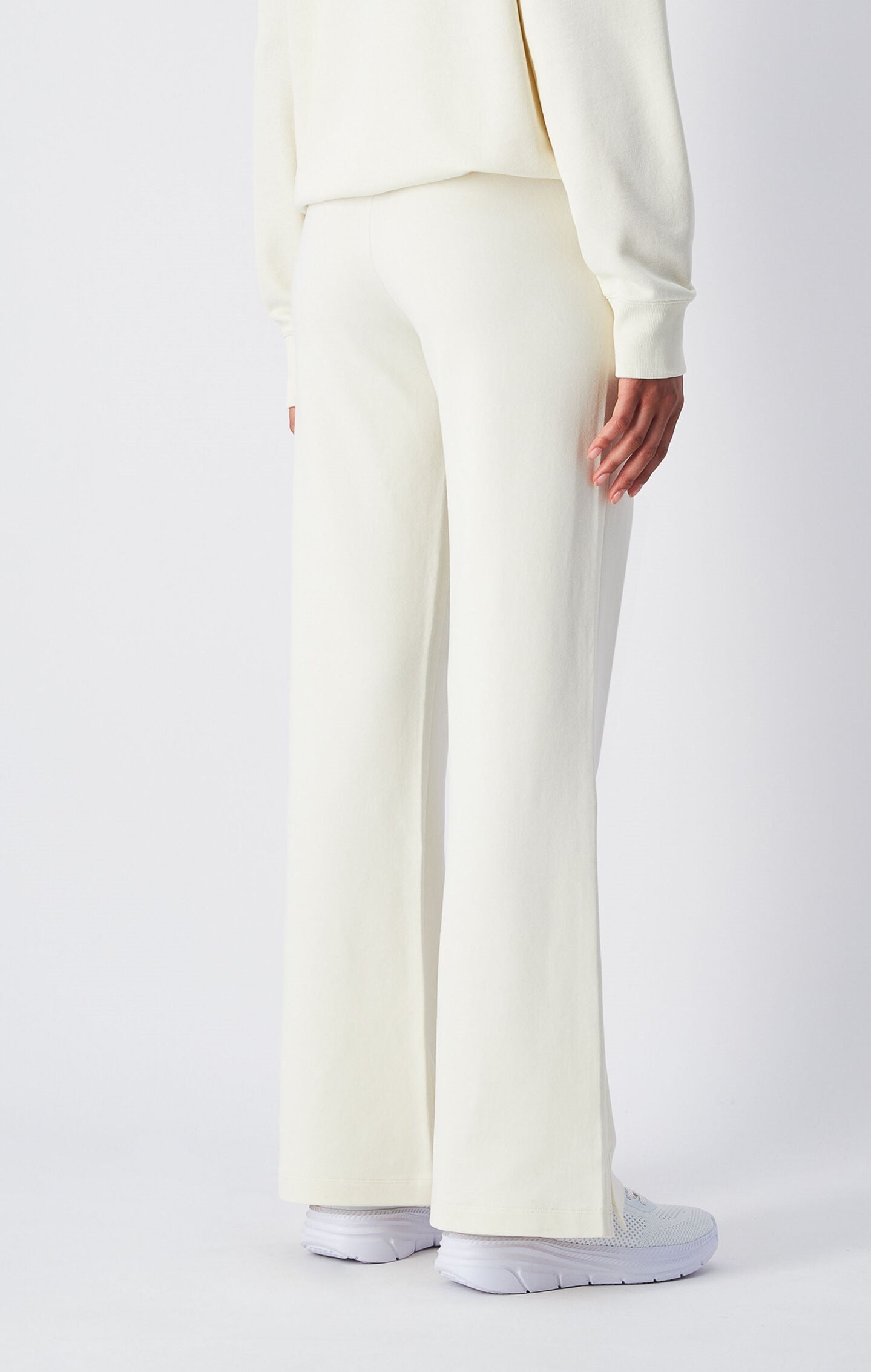 Pantalon Léger Évasé Coupe Slim Femme