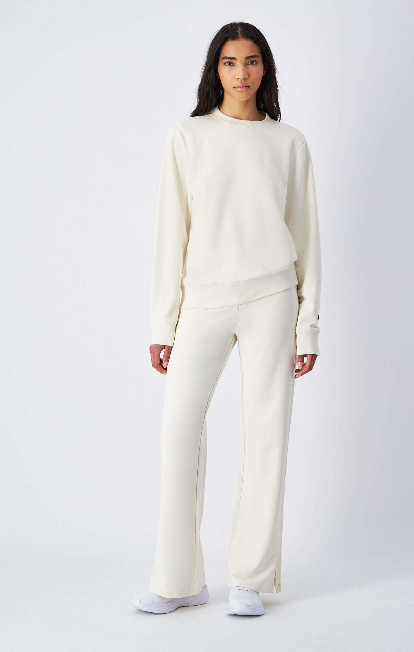 Pantalon Léger Évasé Coupe Slim Femme