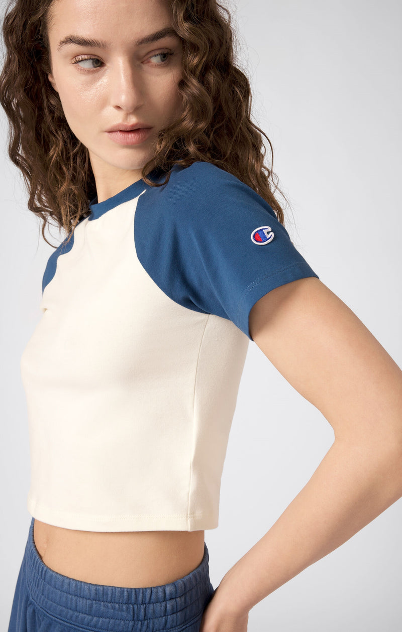 T-shirt Time Capsule Donna con maniche raglan