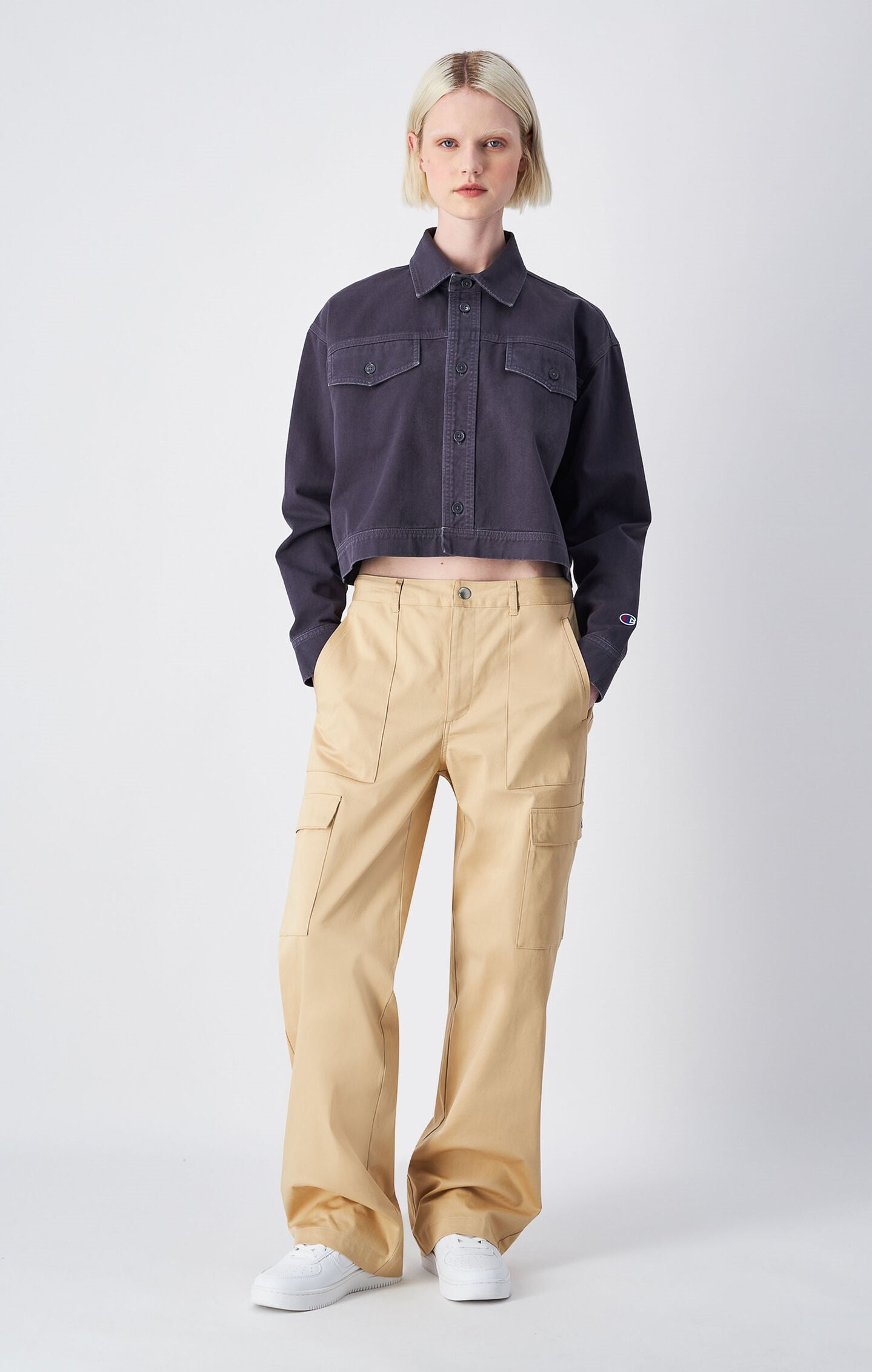 Women's Time Capsule Washed Look Woven Cargo Pants