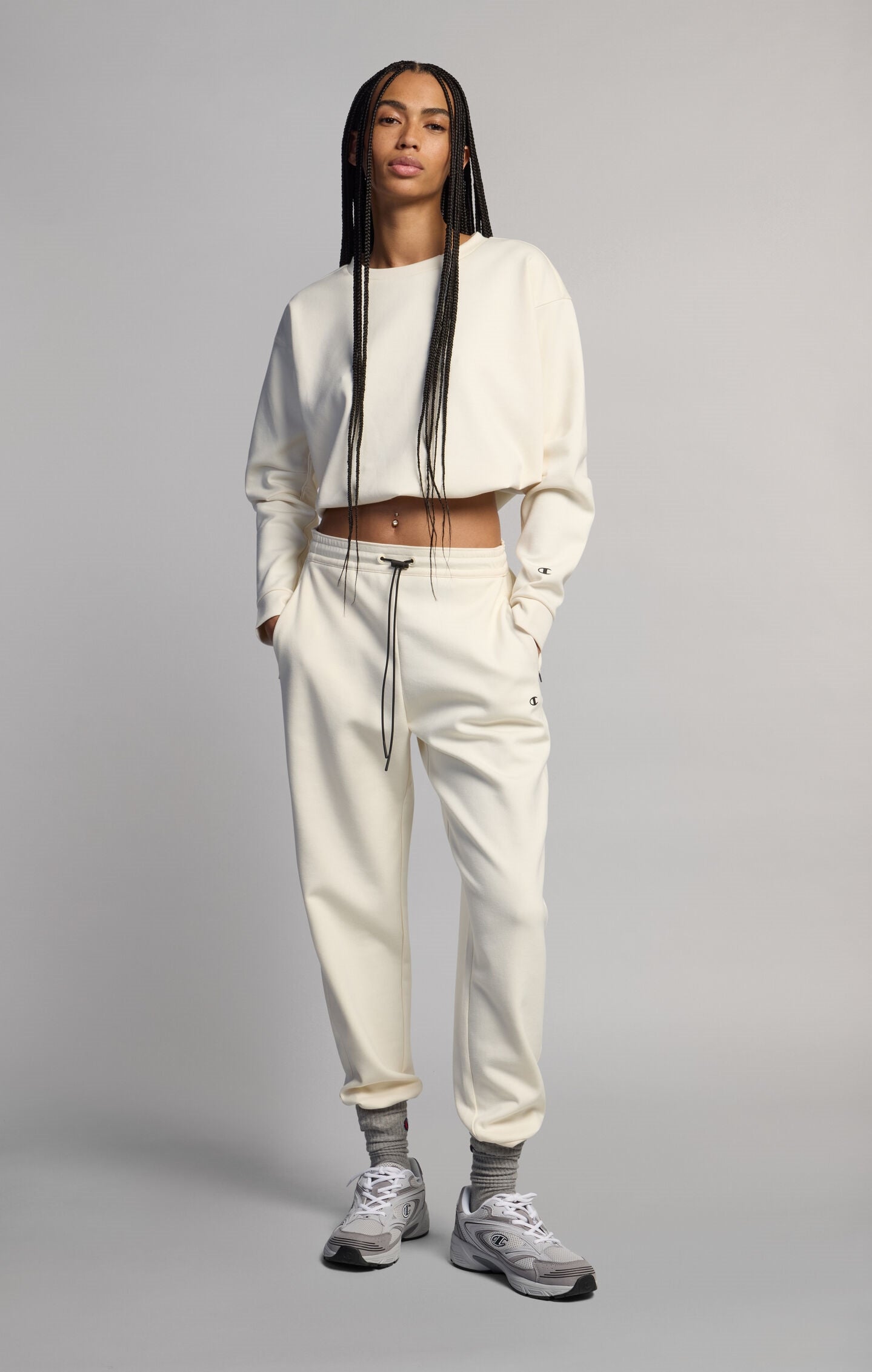 C-Tech Women’s Slim Fit Joggers in Stretch Interlock