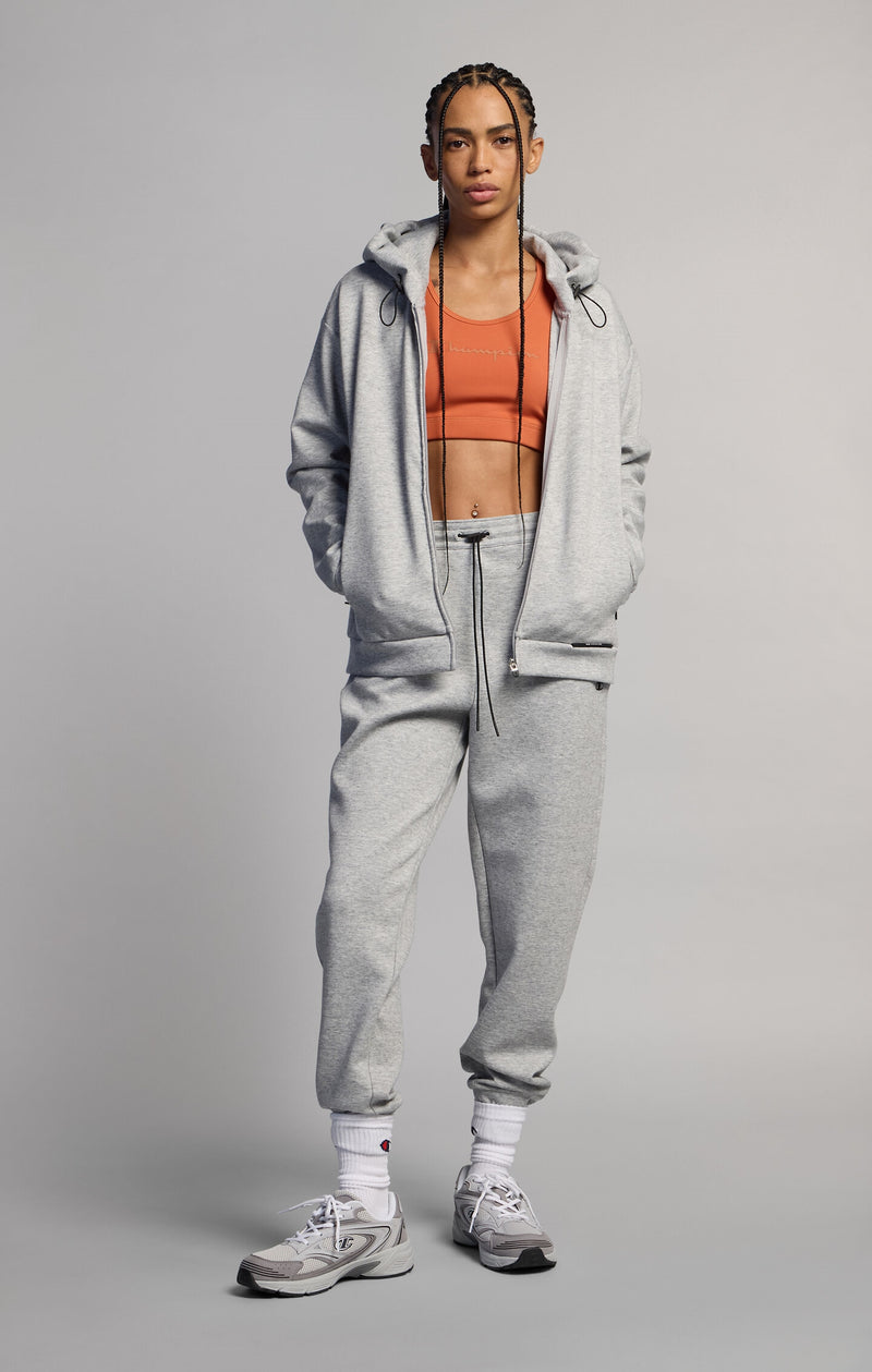 Sweat à Capuche Zippé pour Femme en Nylon Stretch C-Tech